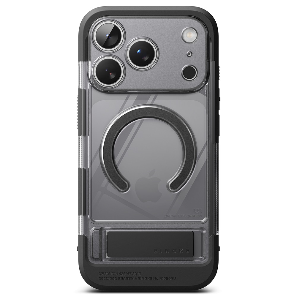 Coque UX Magnetic iPhone 17 Pro Max, Smoke Black