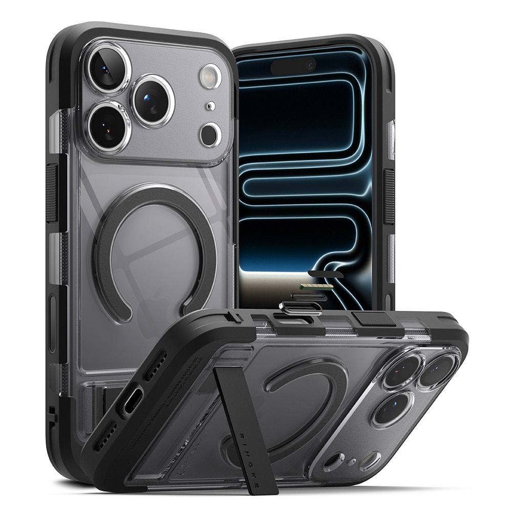 Coque UX Magnetic iPhone 17 Pro Max, Smoke Black