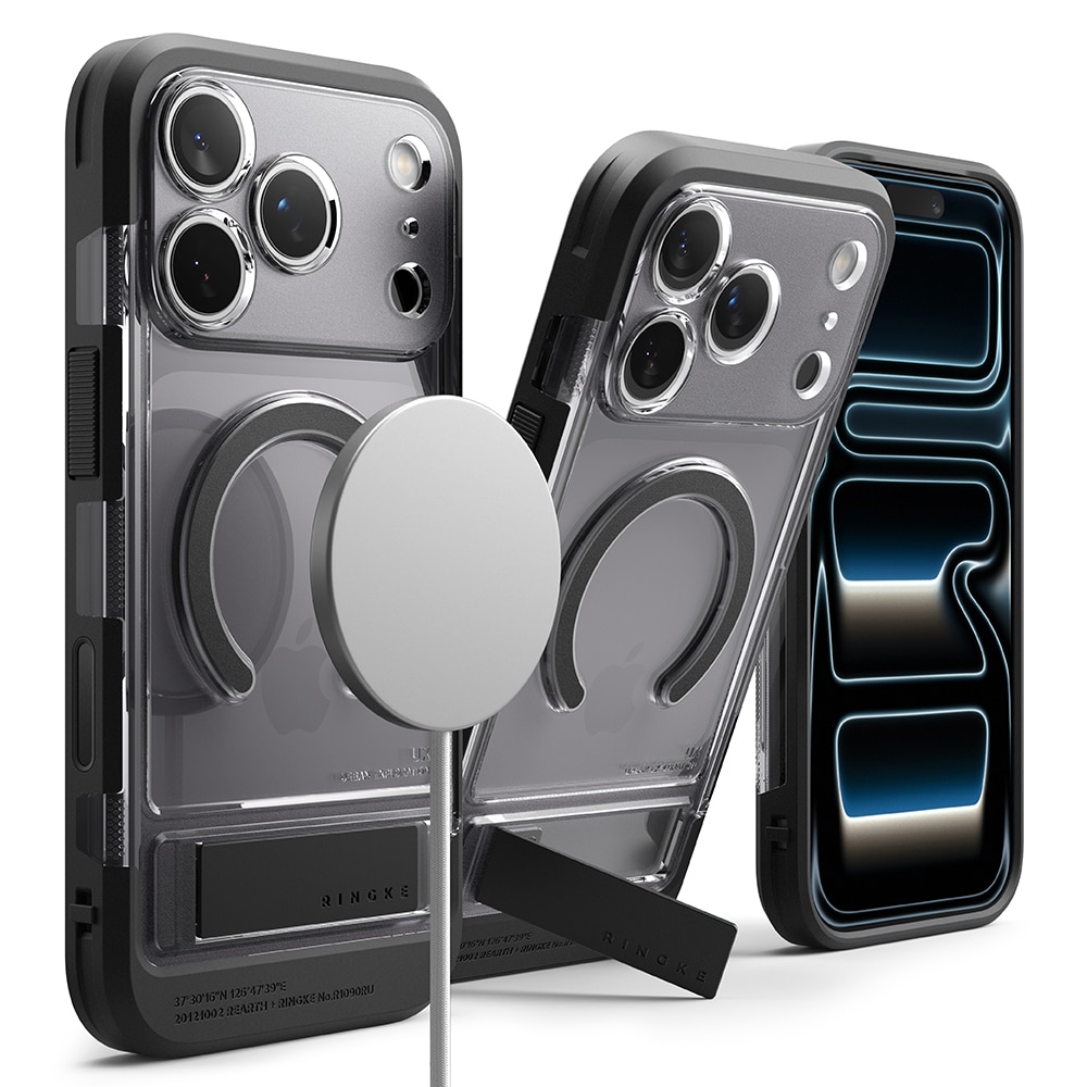 Coque UX Magnetic iPhone 17 Pro Max, Smoke Black