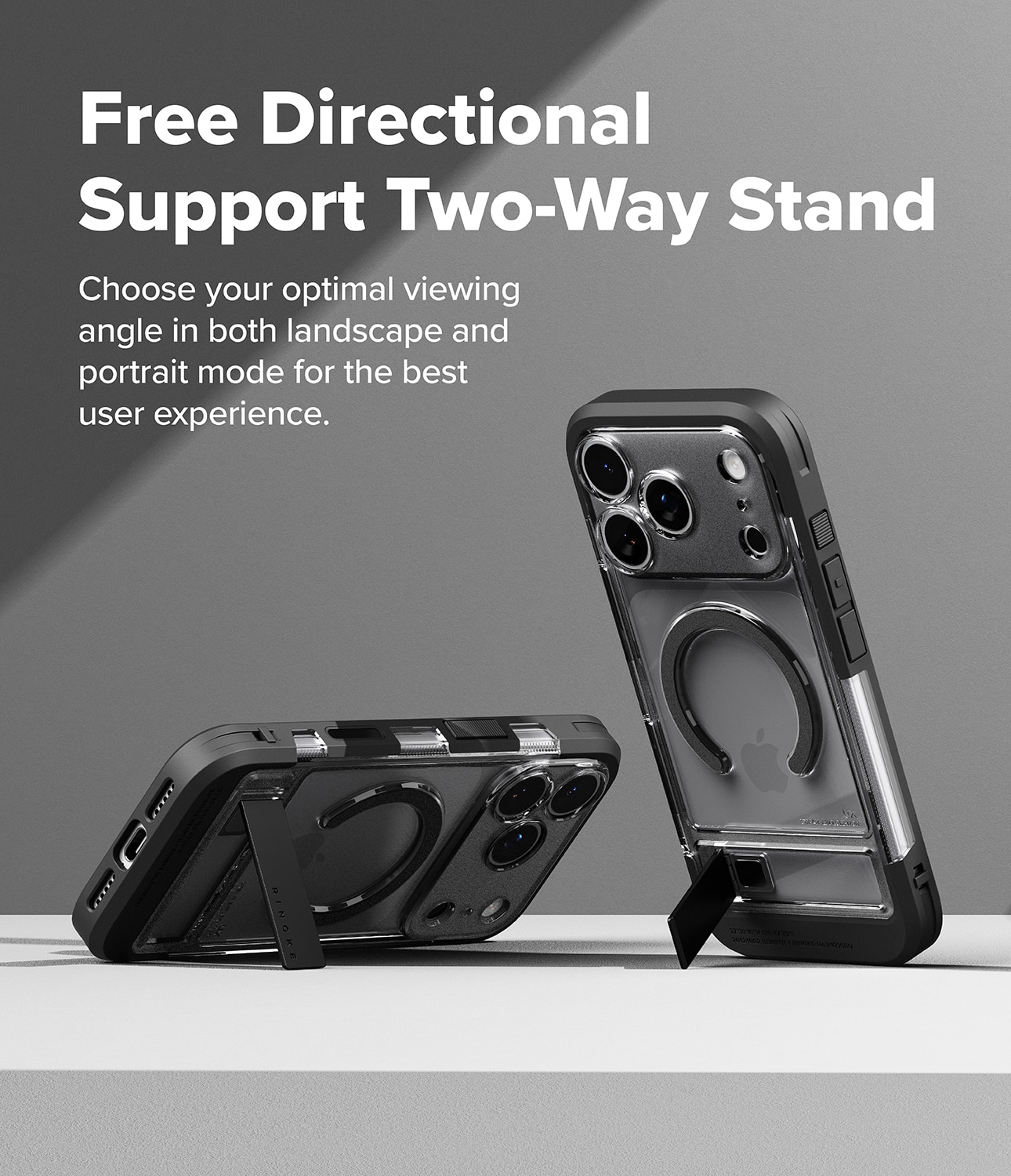 Coque UX Magnetic iPhone 17 Pro Max, Smoke Black