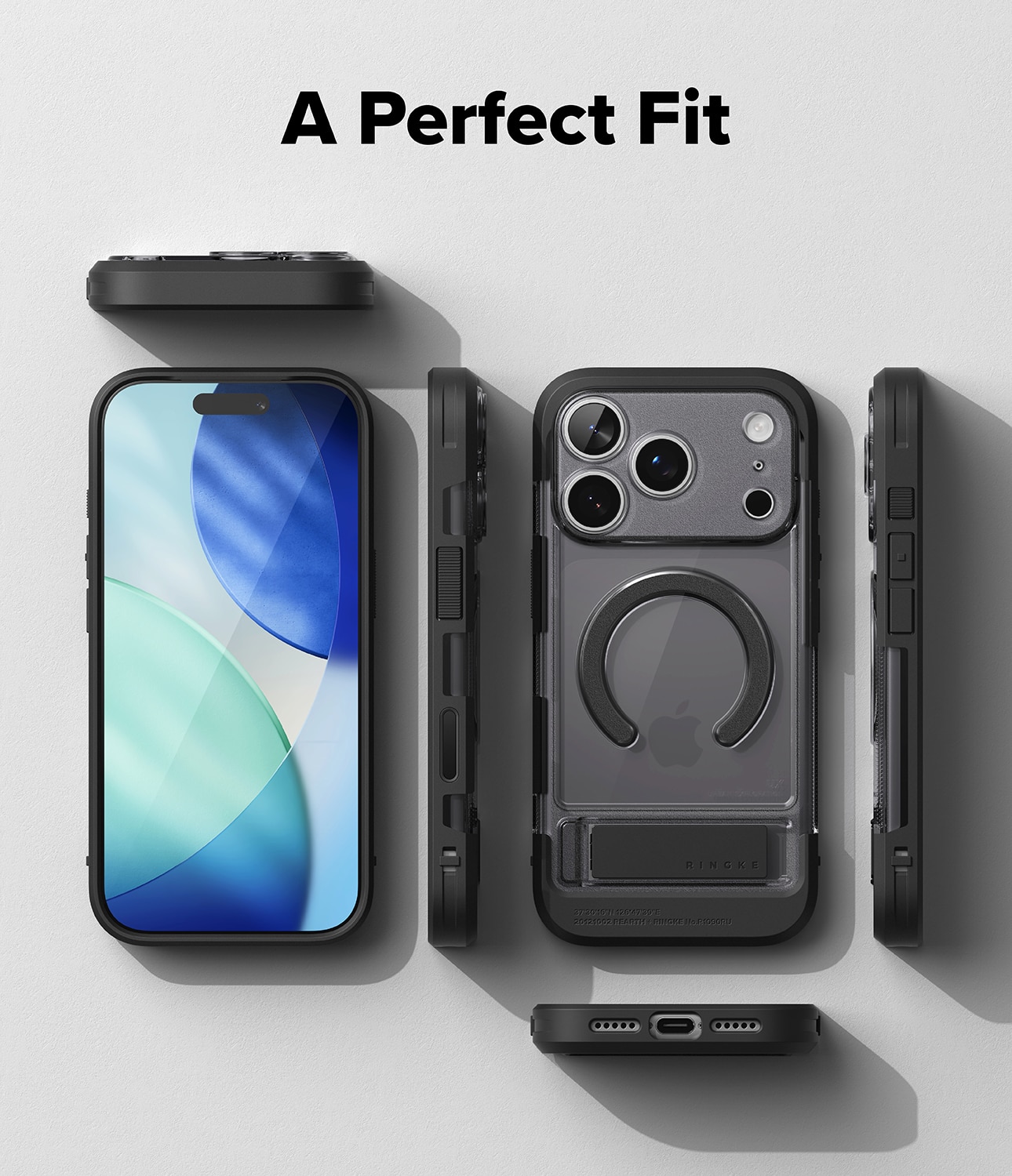 Coque UX Magnetic iPhone 17 Pro Max, Smoke Black