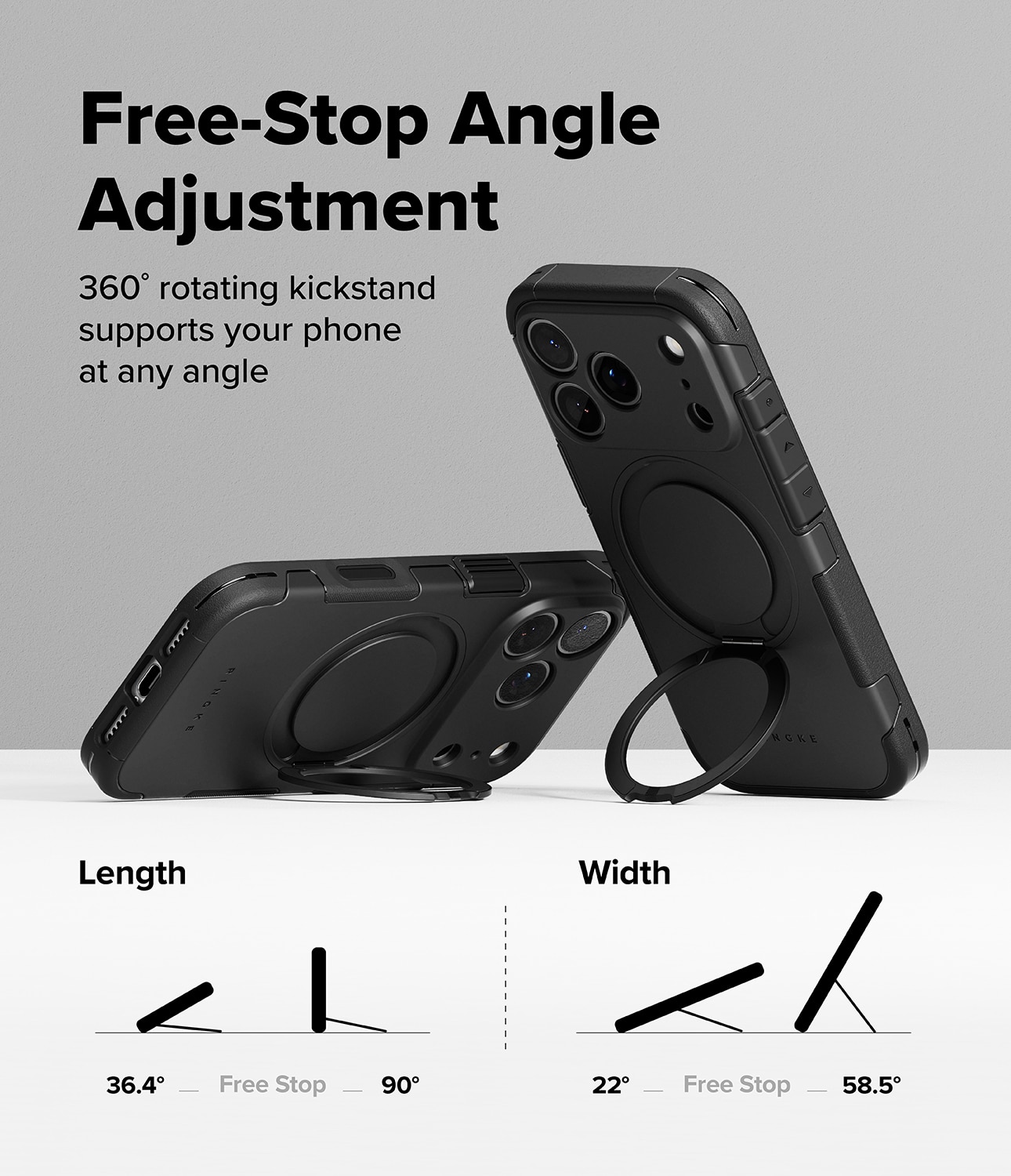 Alles Magnetic Coque iPhone 17 Pro, Noir
