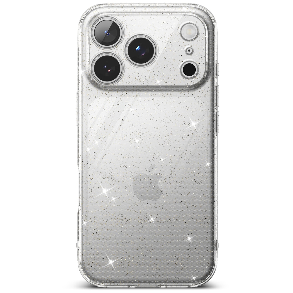Coque Air iPhone 17 Pro Glitter Clear