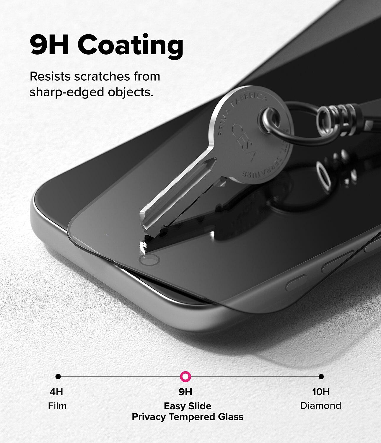 Easy Slide Privacy Glass (2 pièces) iPhone 17 Pro