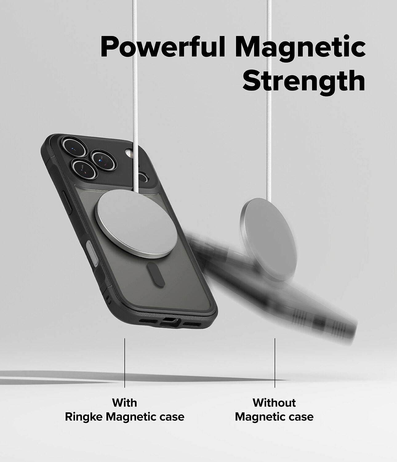 Coque Fusion Bold Magnetic MagSafe iPhone 17 Pro Max, Matte Black