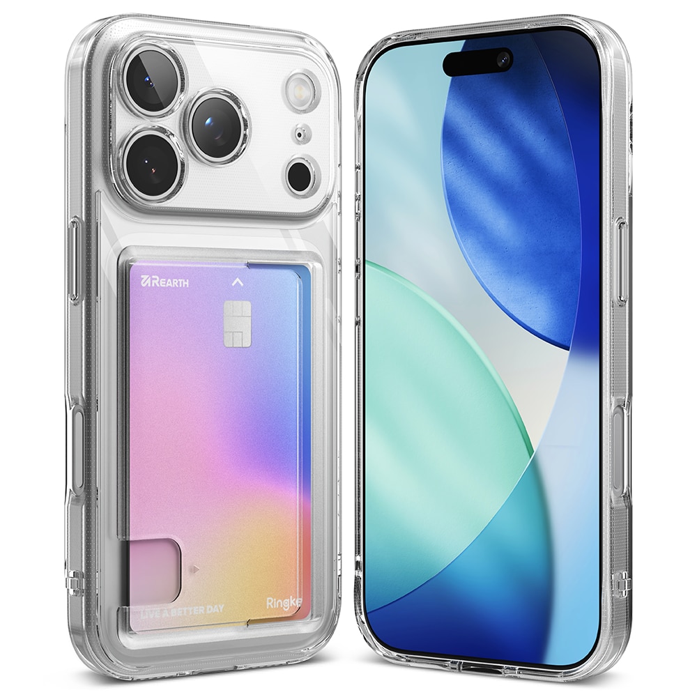 Coque Fusion Card iPhone 17 Pro Max, Transparent