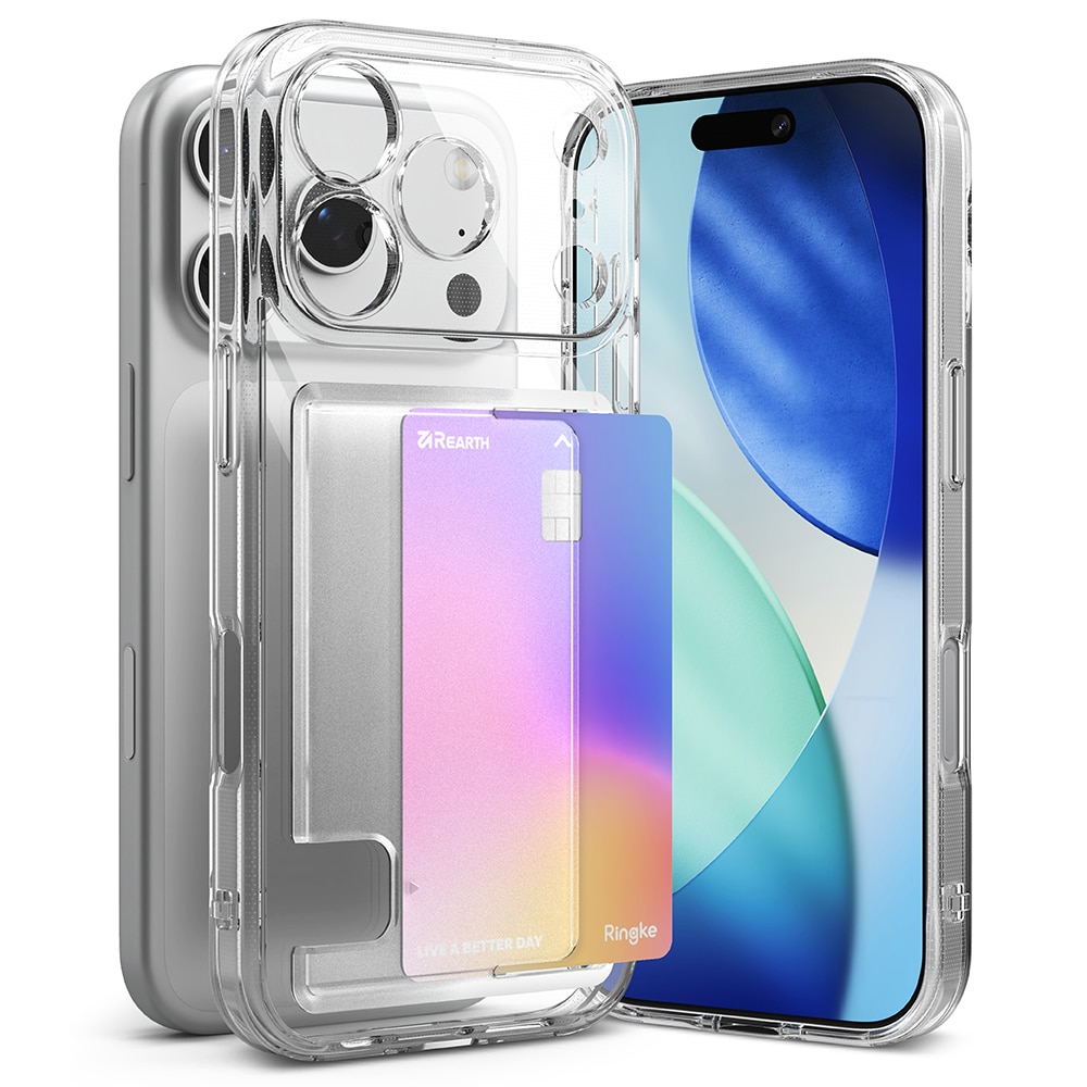 Coque Fusion Card iPhone 17 Pro, Transparent
