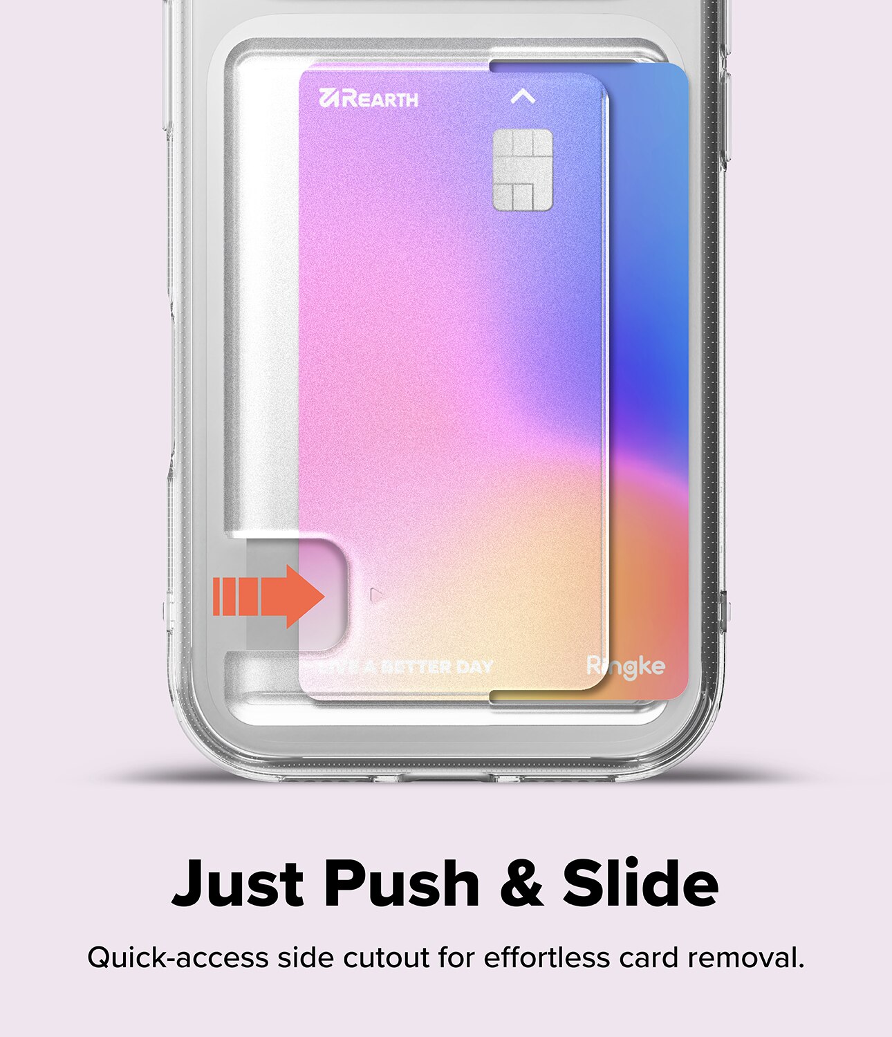 Coque Fusion Card iPhone 17 Pro Max, Transparent