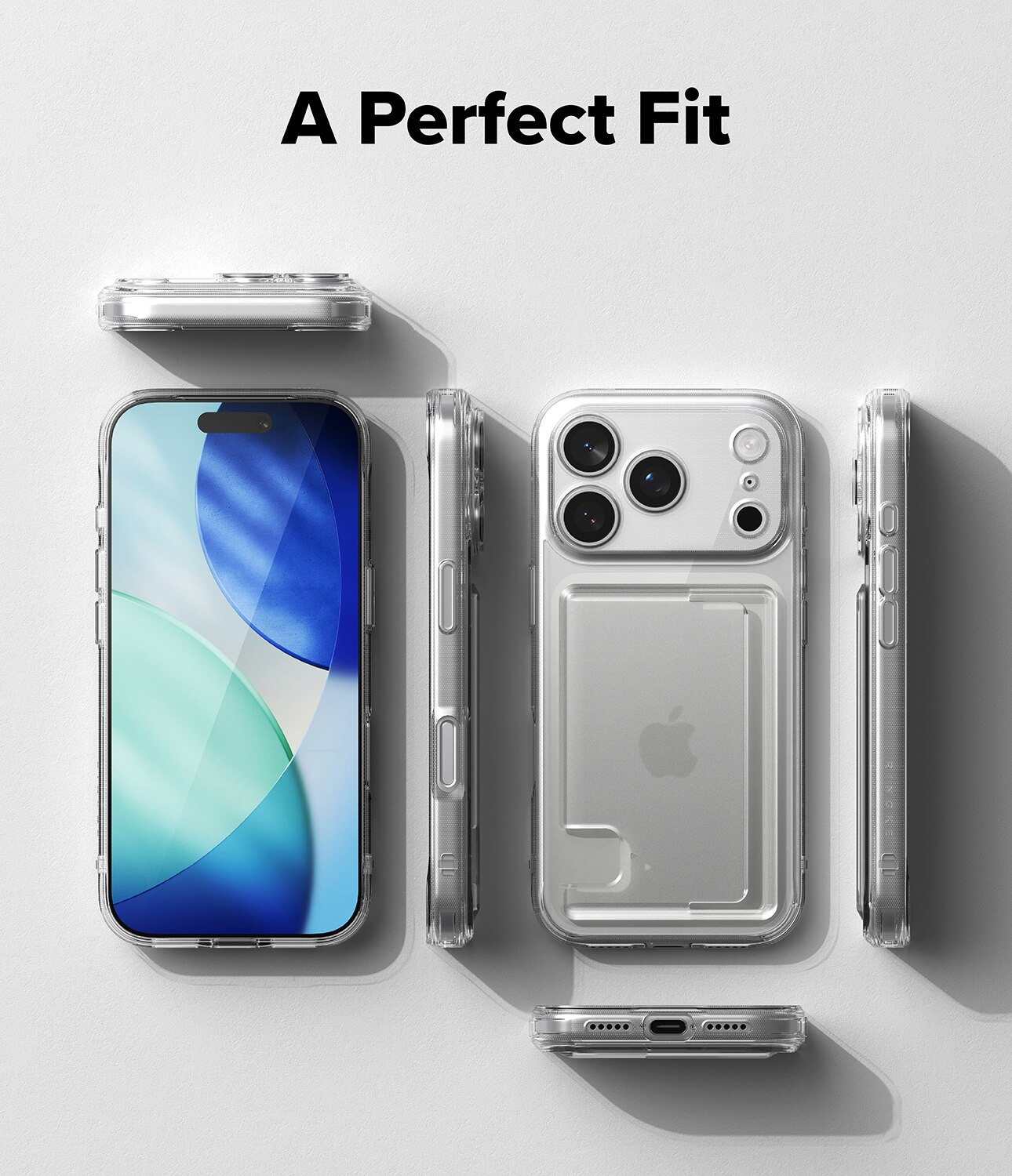 Coque Fusion Card iPhone 17 Pro Max, Transparent