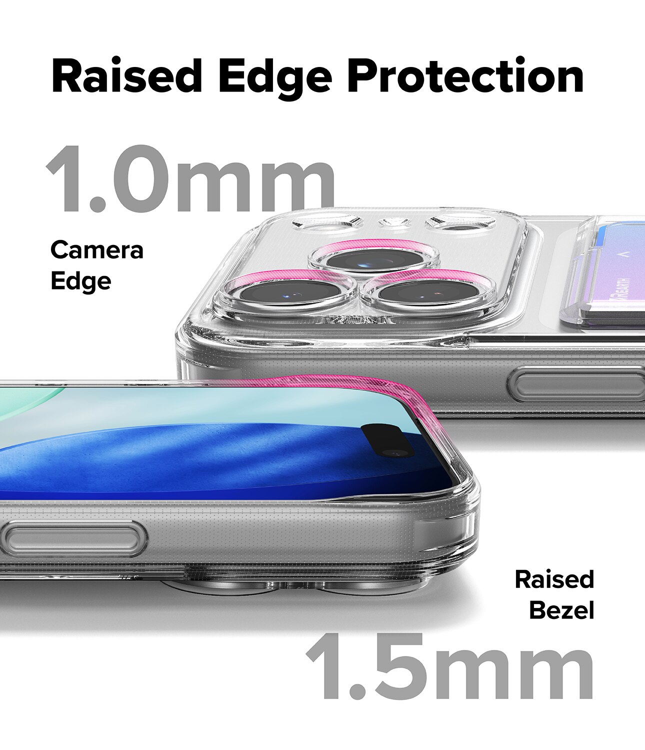 Coque Fusion Card iPhone 17 Pro Max, Transparent