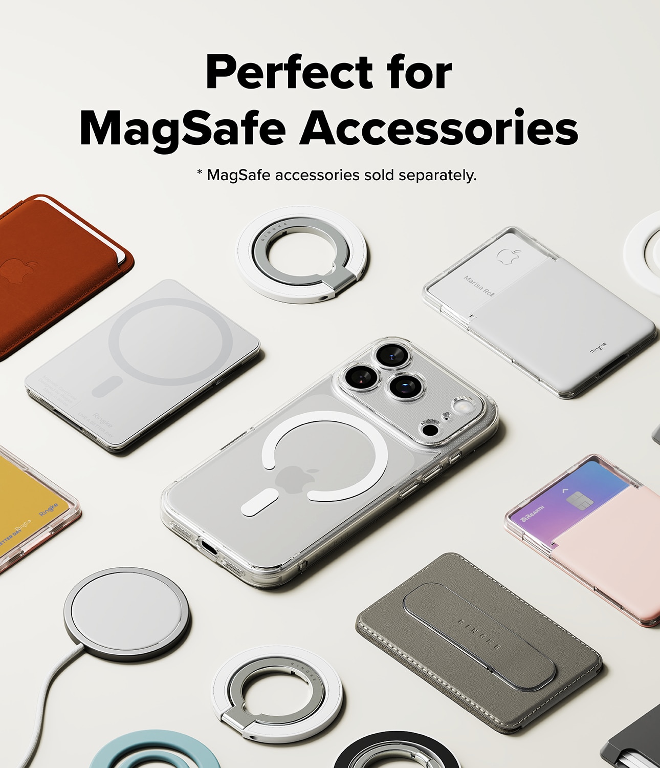 Coque Fusion Magnetic iPhone 17 Pro Max Transparent