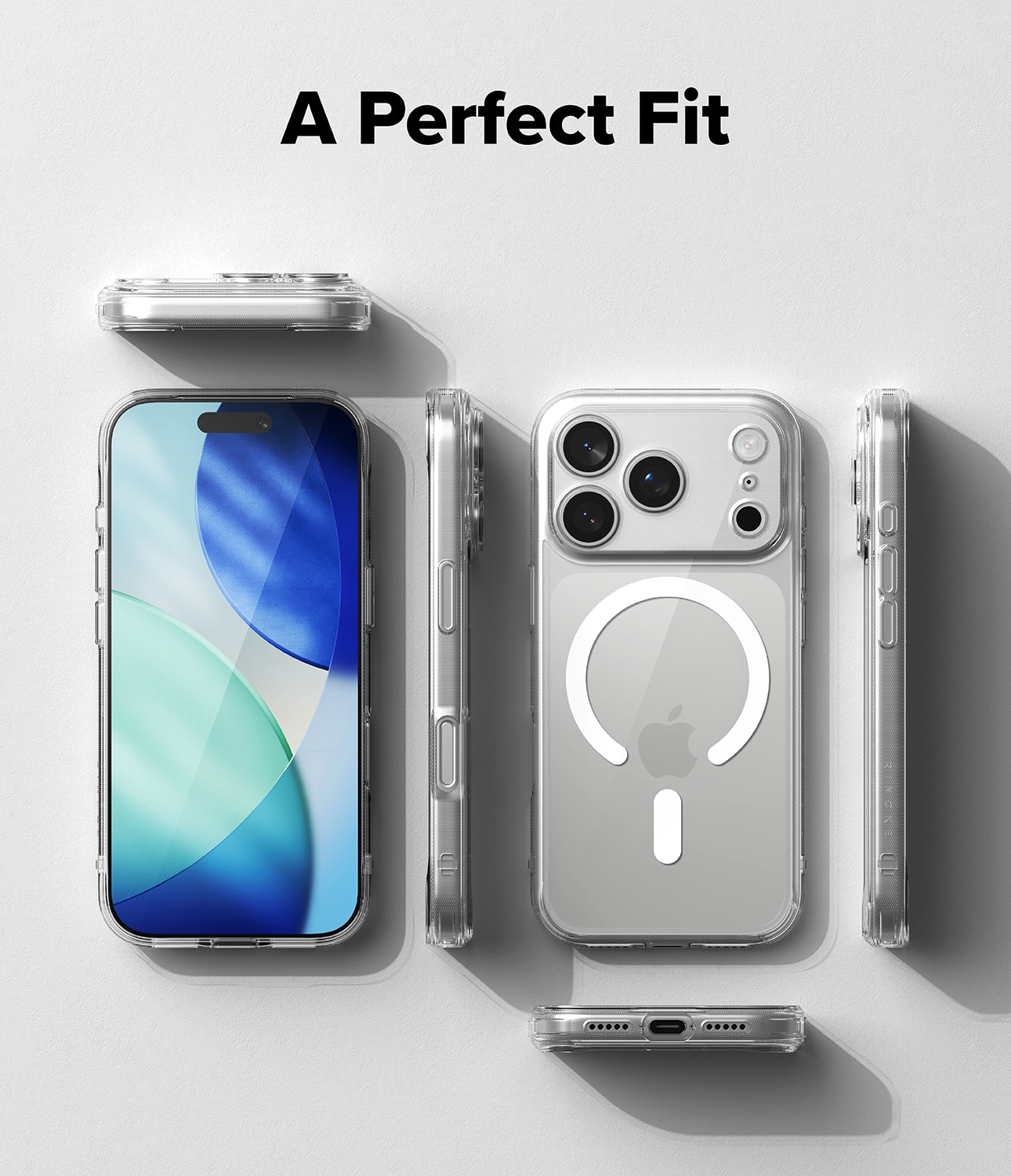 Coque Fusion Magnetic iPhone 17 Pro Max Transparent