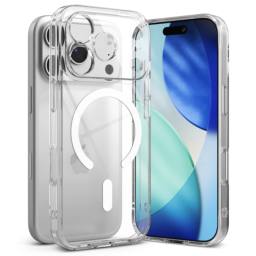 Coque Fusion Magnetic iPhone 17 Pro Transparent