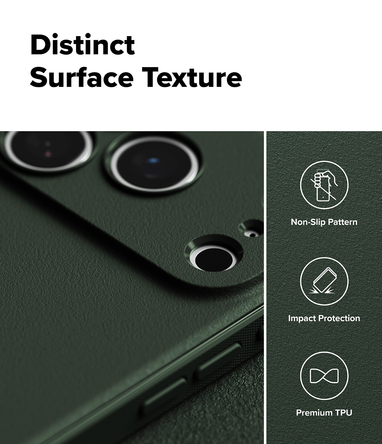 Coque Onyx iPhone 17 Pro Max, Dark Green