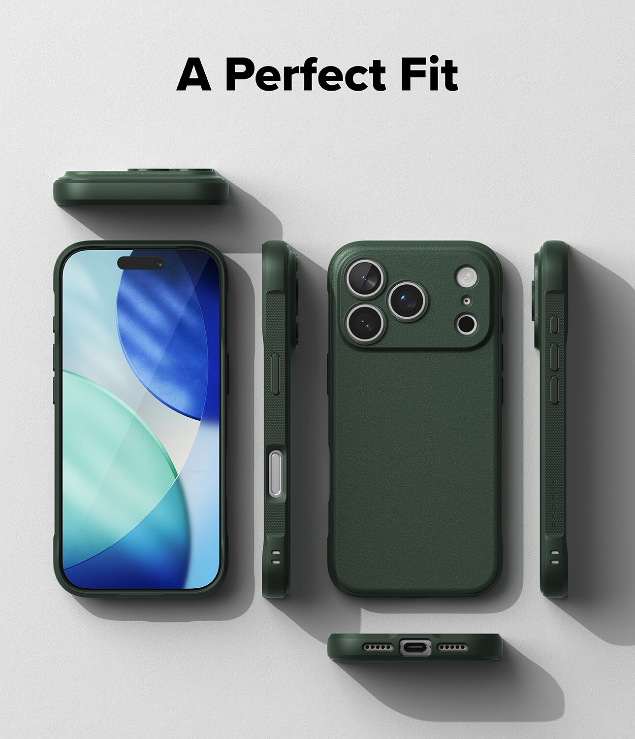 Coque Onyx iPhone 17 Pro Max, Dark Green