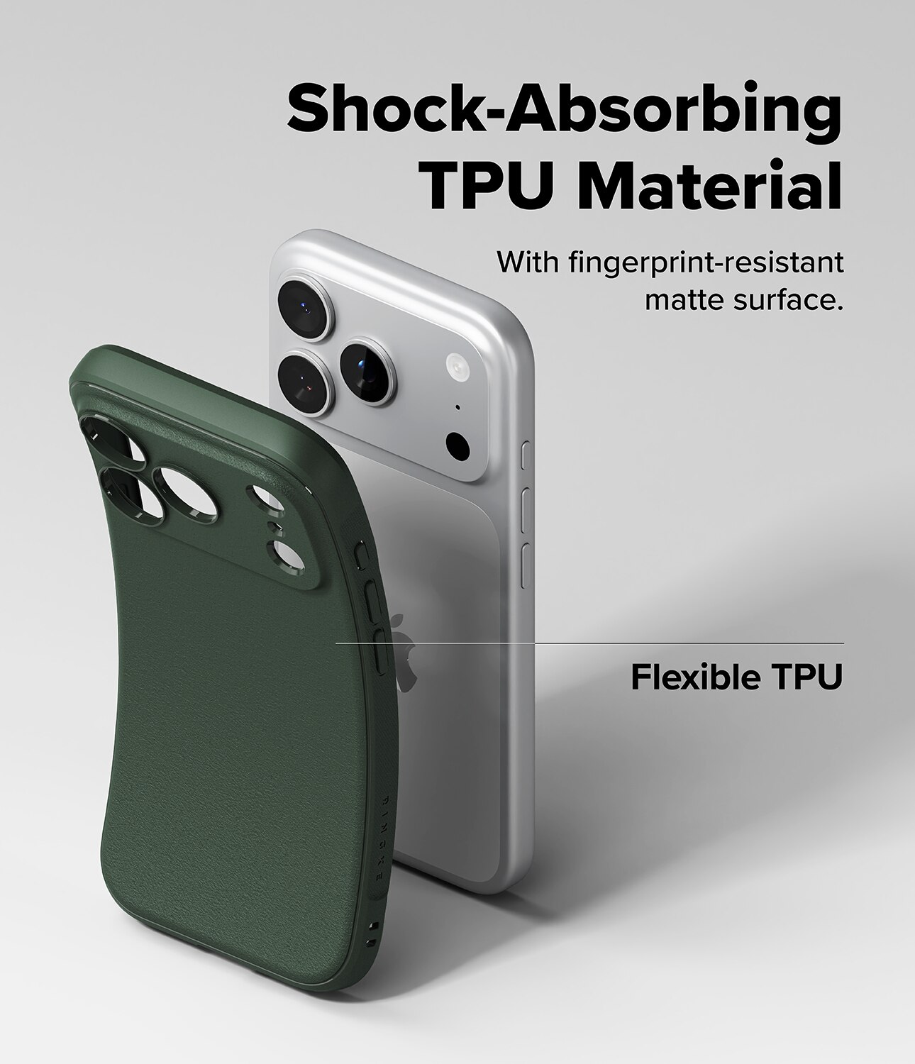 Coque Onyx iPhone 17 Pro Max, Dark Green