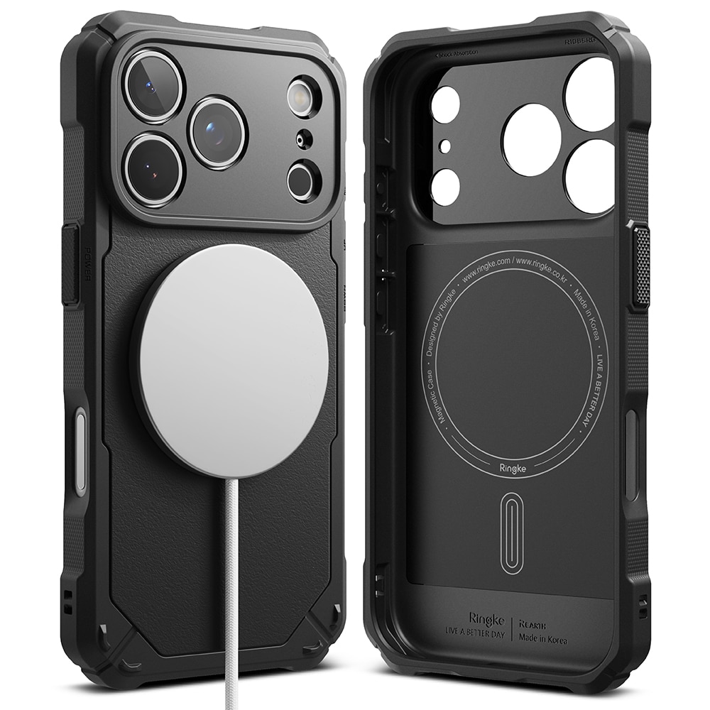 Rugged Gear Magnetic Coque iPhone 17 Pro Black