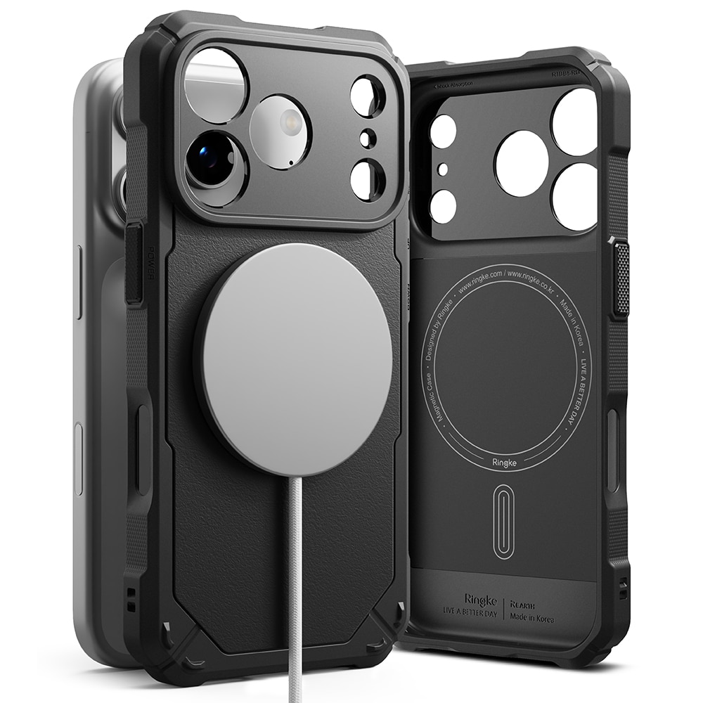 Rugged Gear Magnetic Coque iPhone 17 Pro Black