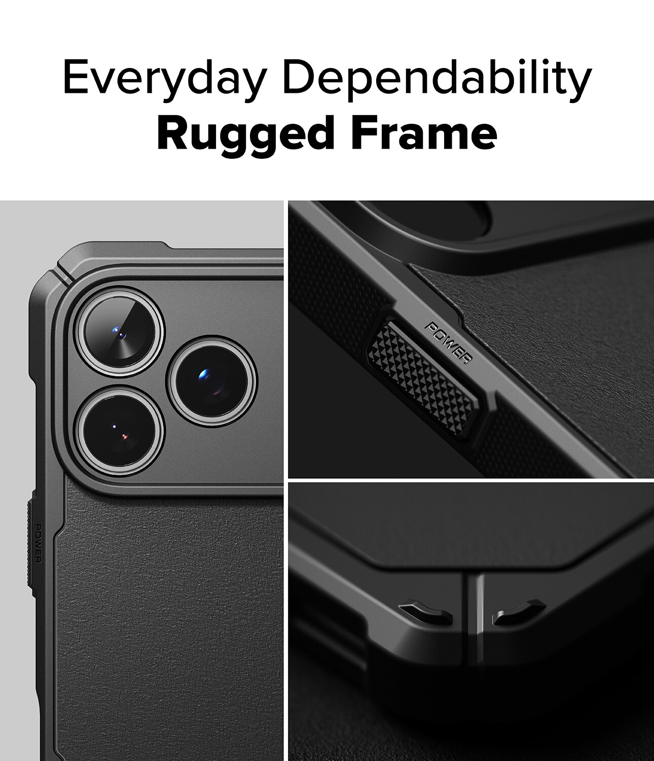 Rugged Gear Magnetic Coque iPhone 17 Pro Black