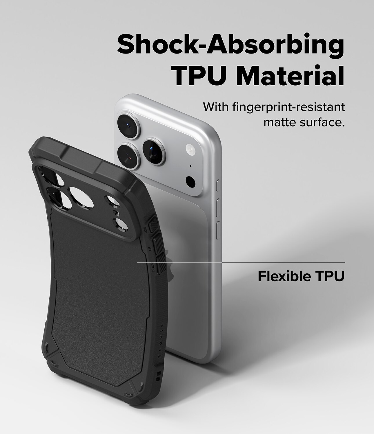 Rugged Gear Magnetic Coque iPhone 17 Pro Black