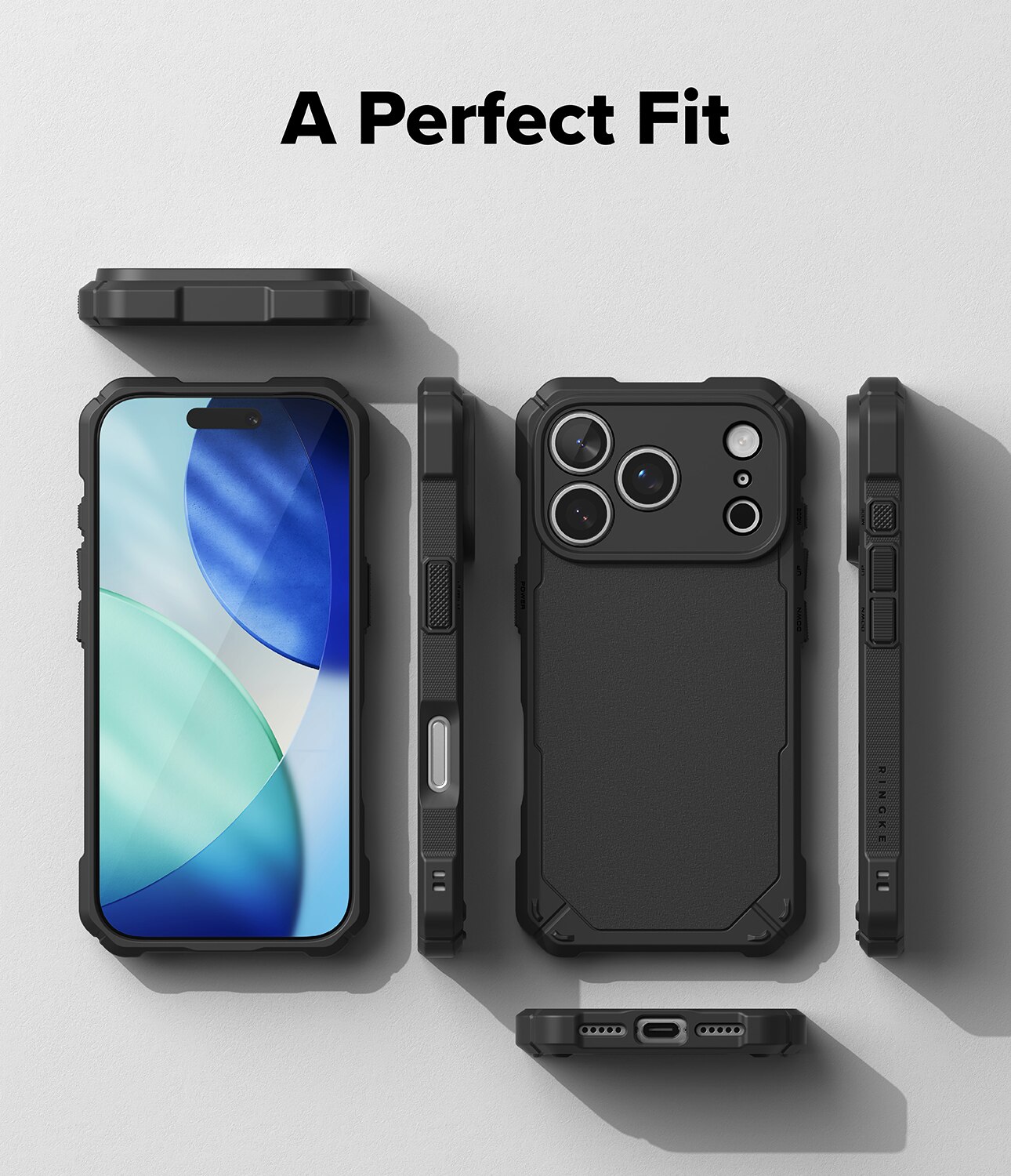 Rugged Gear Magnetic Coque iPhone 17 Pro Black