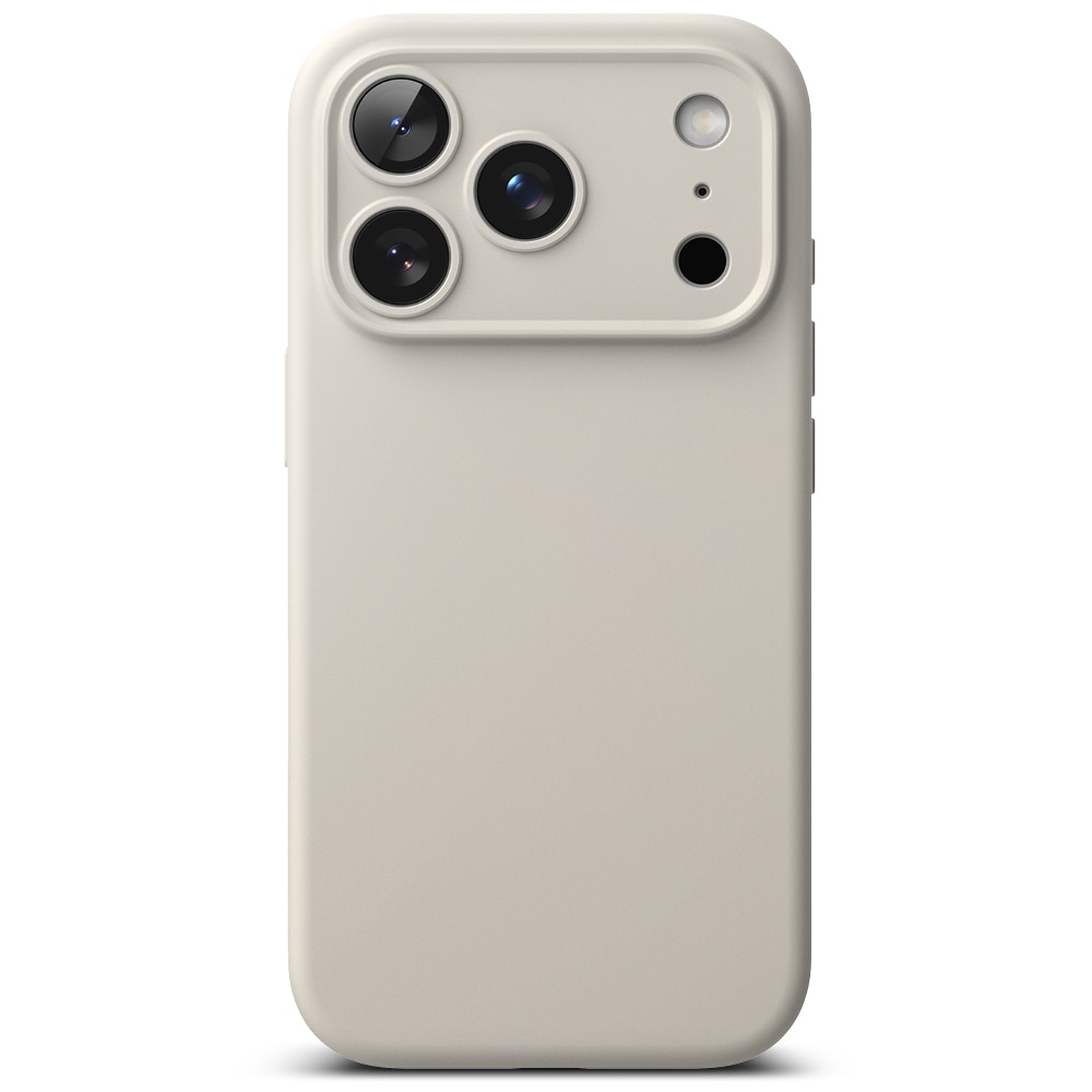 Silicone Magnetic Coque iPhone 17 Pro Max Stone