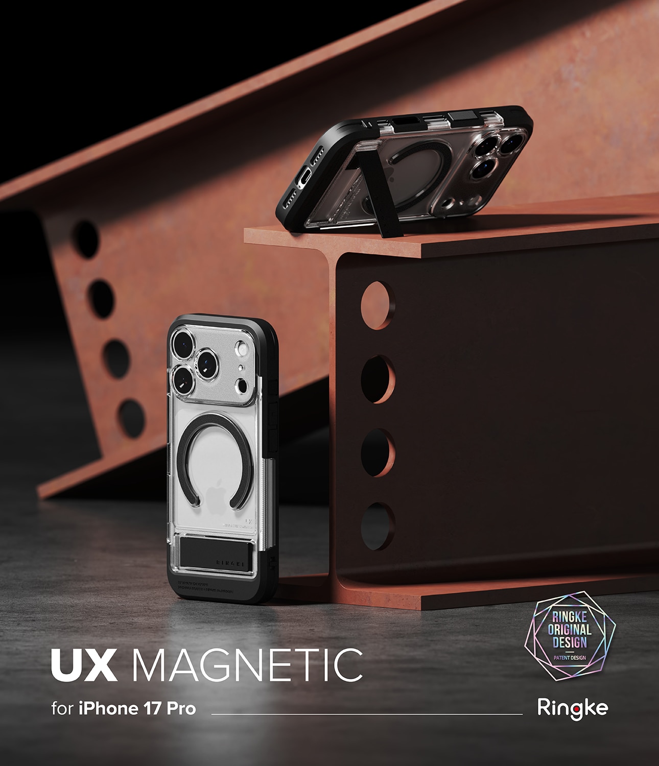 Coque UX Magnetic iPhone 17 Pro, Clear
