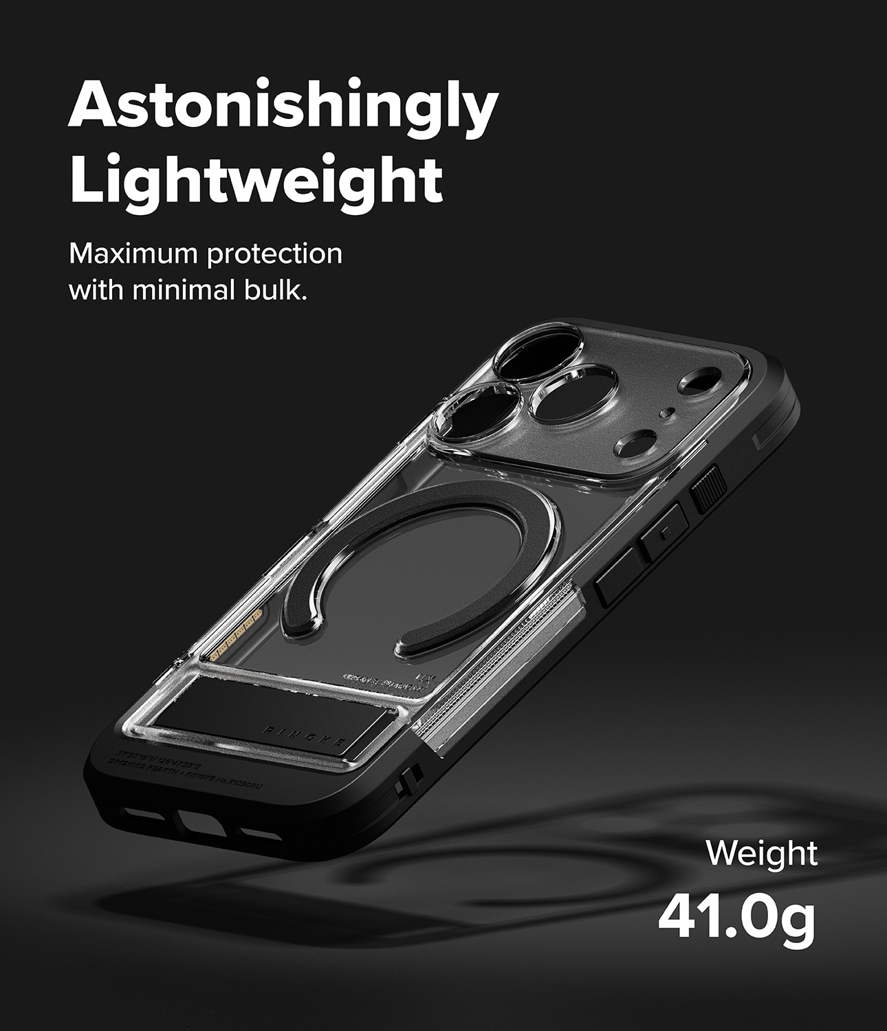 Coque UX Magnetic iPhone 17 Pro, Clear