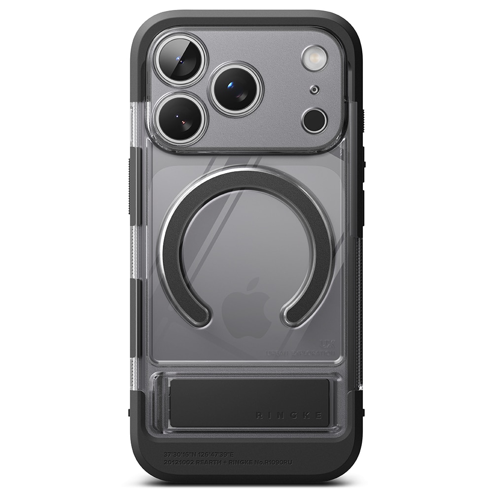Coque UX Magnetic iPhone 17 Pro, Smoke Black
