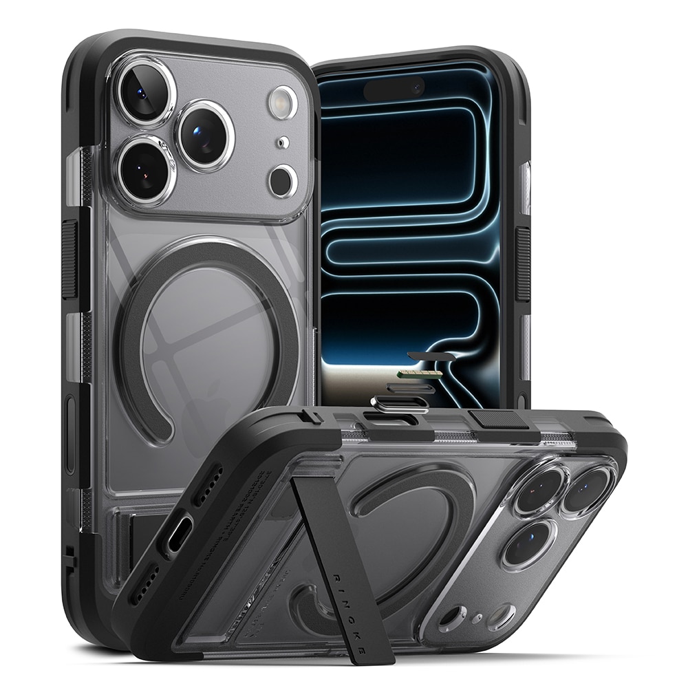 Coque UX Magnetic iPhone 17 Pro, Smoke Black