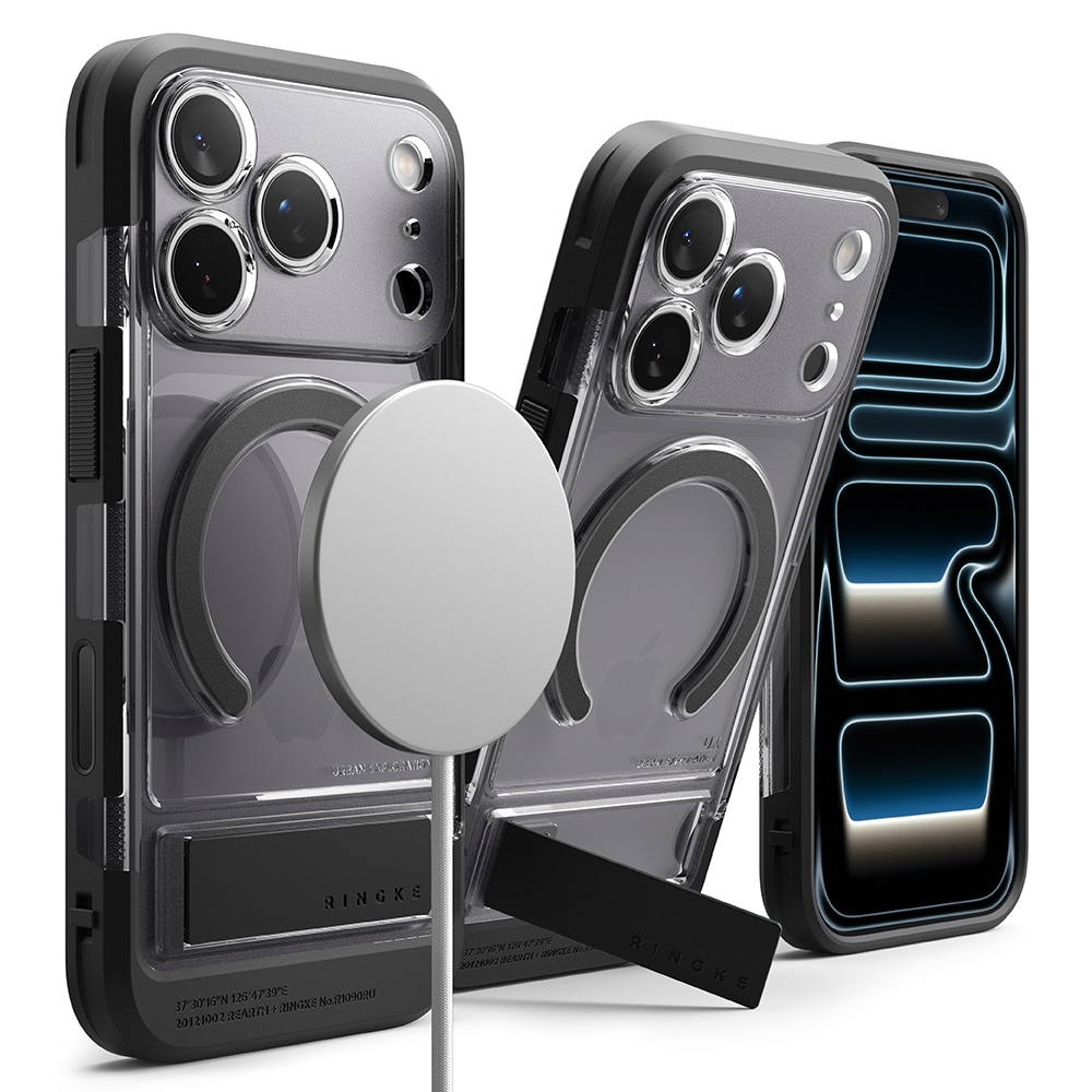 Coque UX Magnetic iPhone 17 Pro, Smoke Black