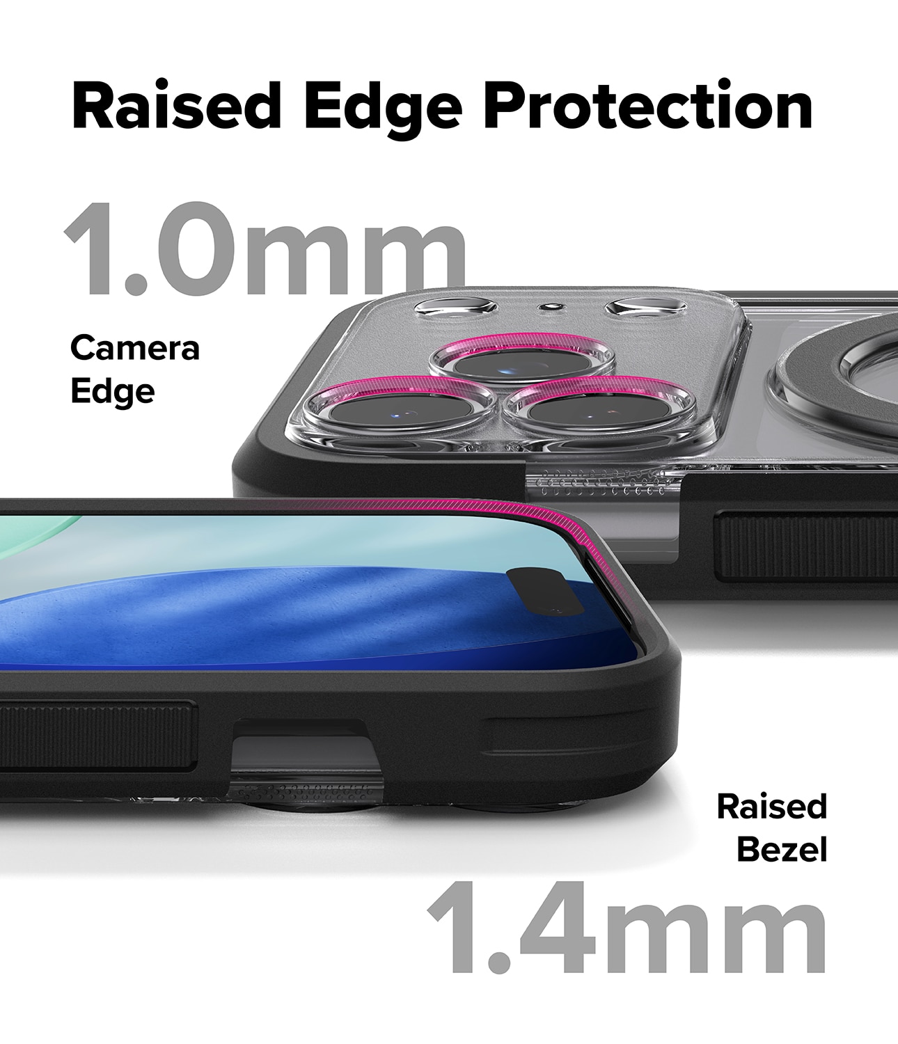 Coque UX Magnetic iPhone 17 Pro, Smoke Black