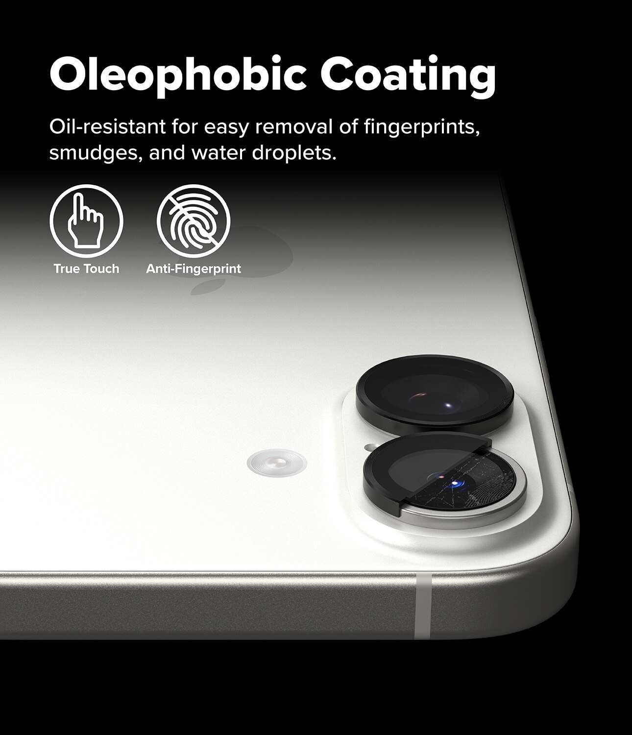 Camera Lens Frame Glass (2 pièces) iPhone 17 Black