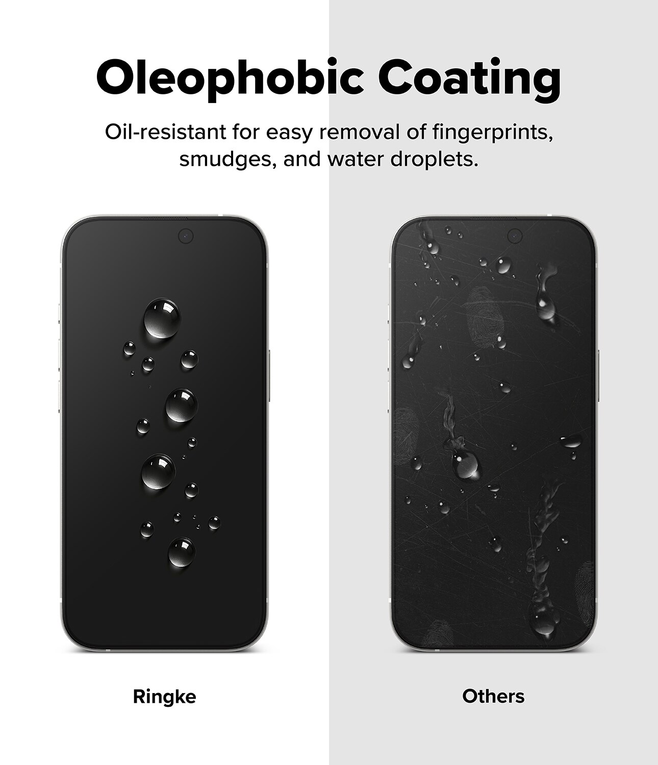 Easy Slide Privacy Glass (2 pièces) iPhone 17