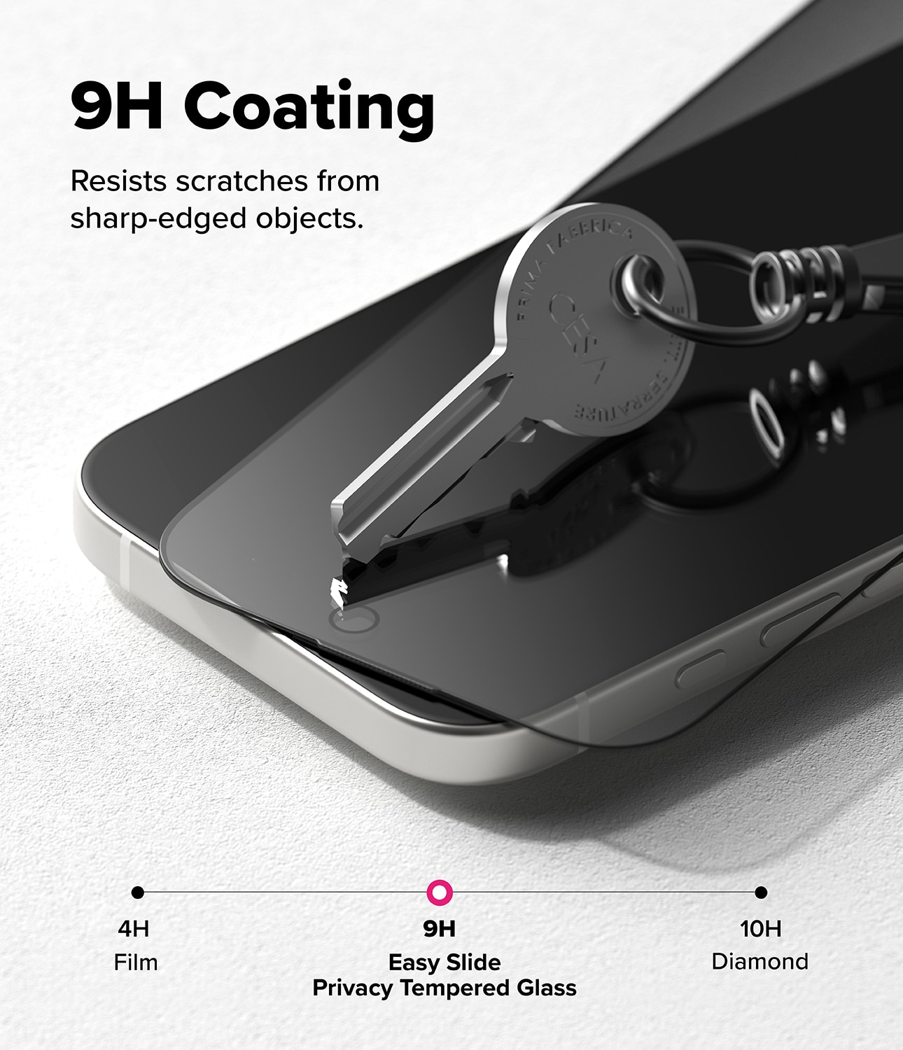 Easy Slide Privacy Glass (2 pièces) iPhone 17