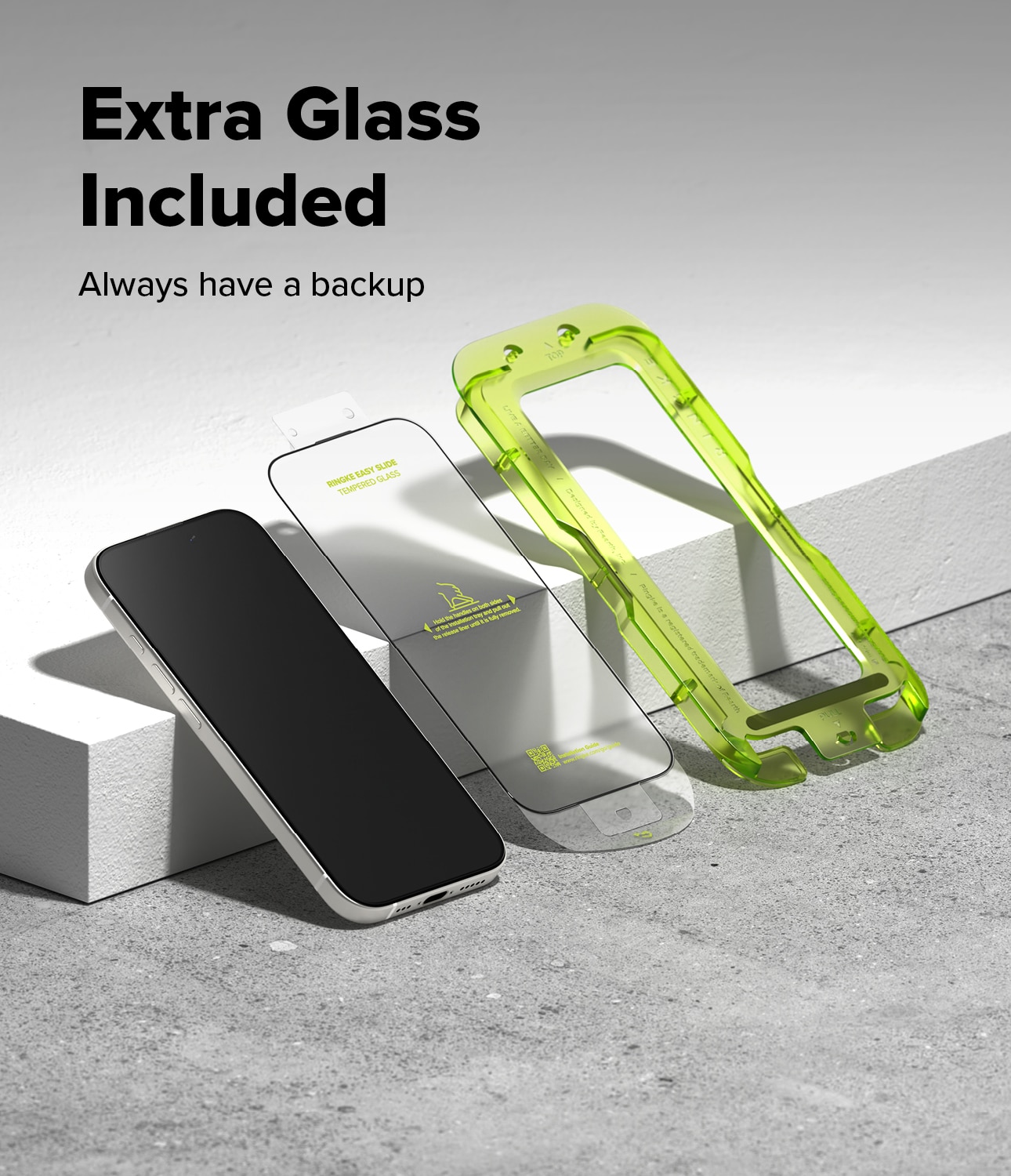 Easy Slide Glass (2 pièces) iPhone 17