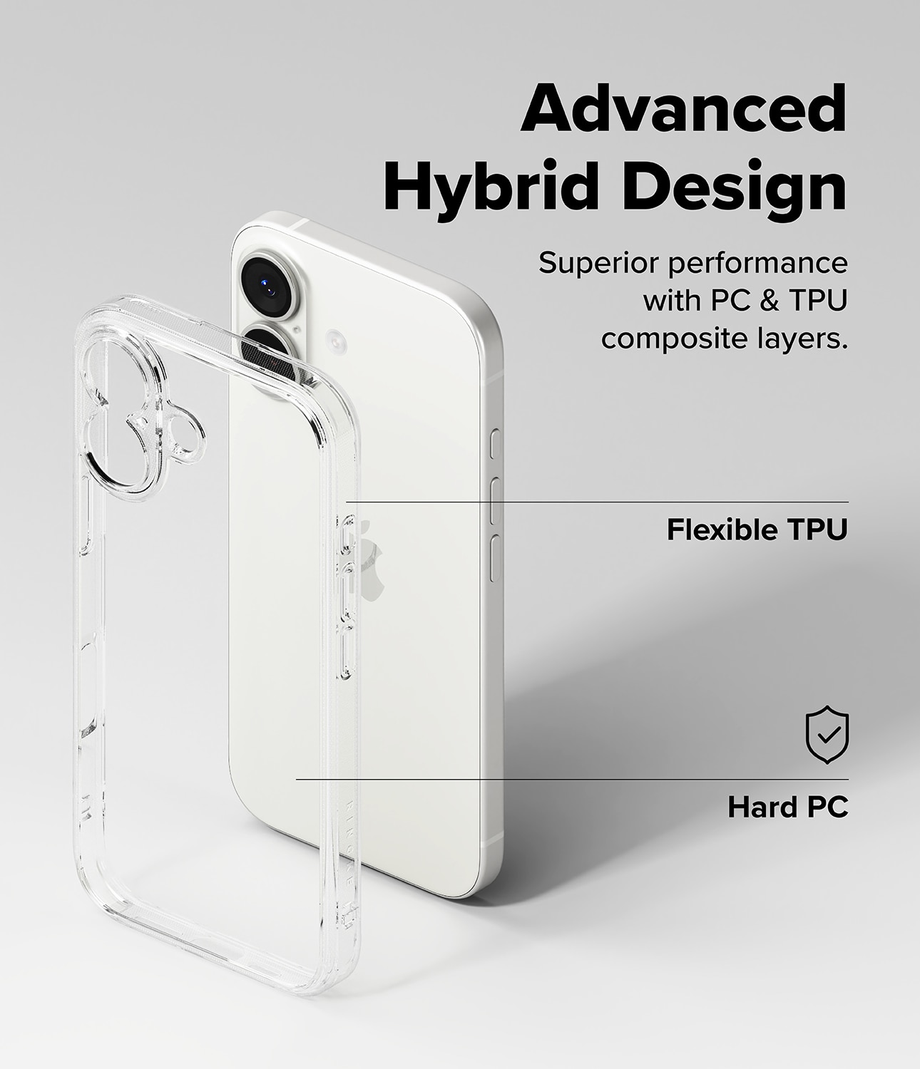 Coque Fusion iPhone 17, Clear