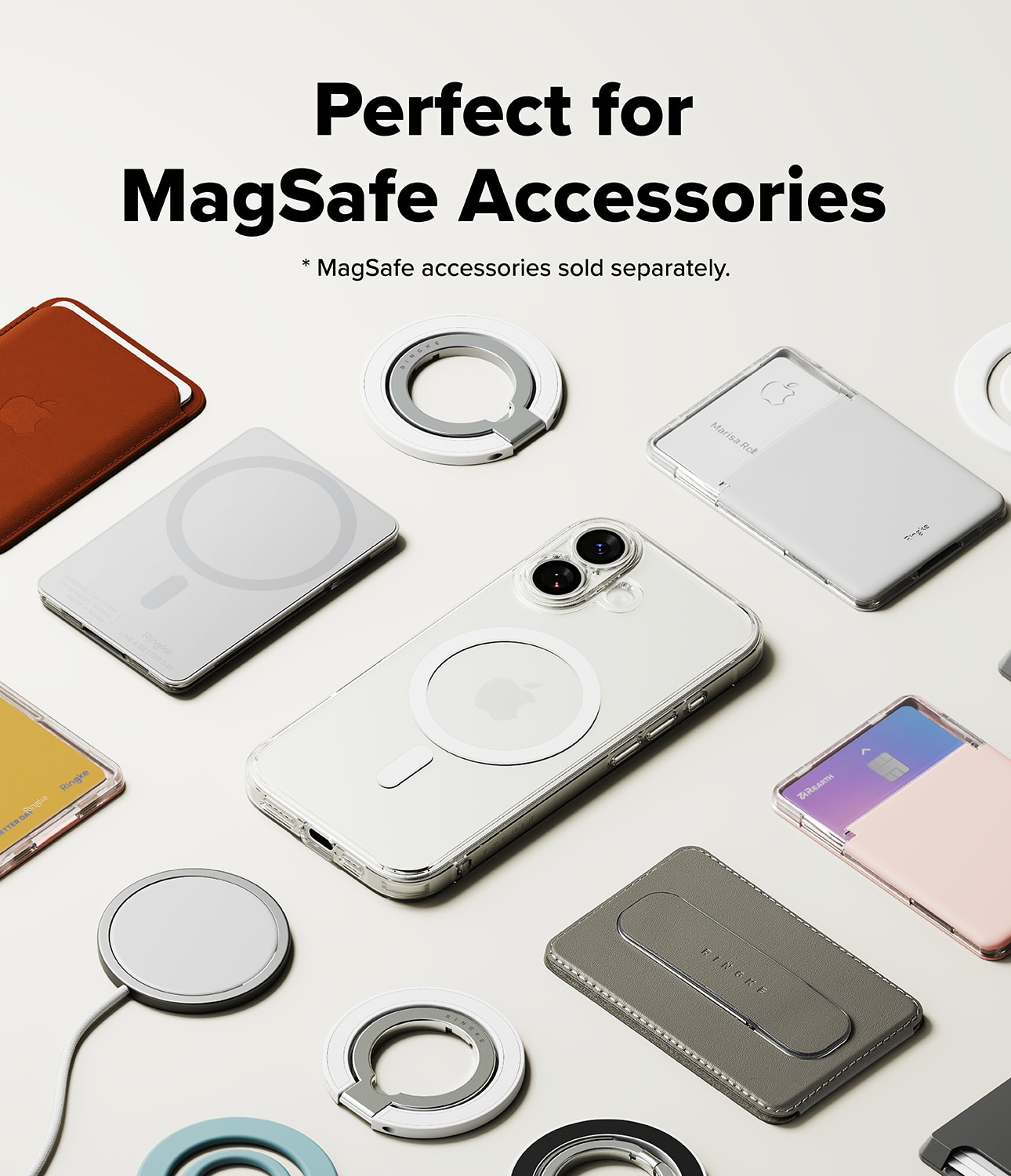 Coque Fusion Magnetic iPhone 17 Transparent