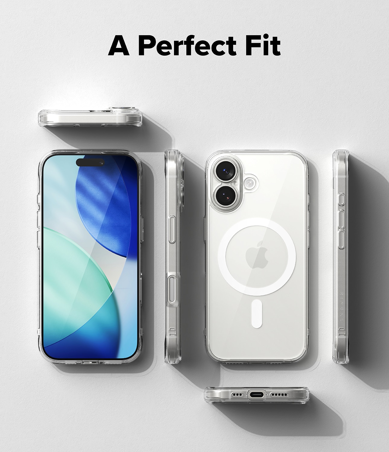 Coque Fusion Magnetic iPhone 17 Transparent