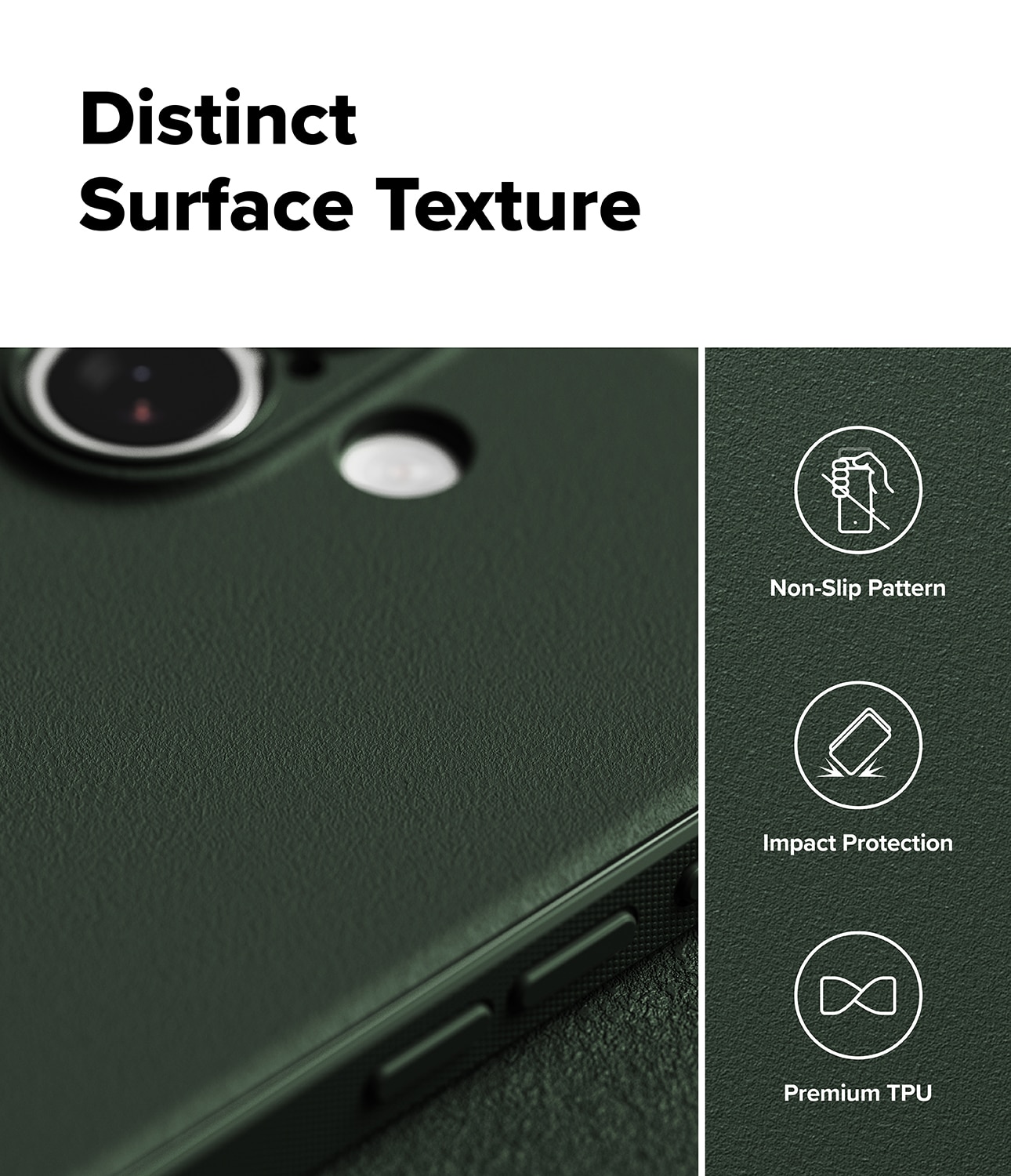 Coque Onyx iPhone 17, Dark Green
