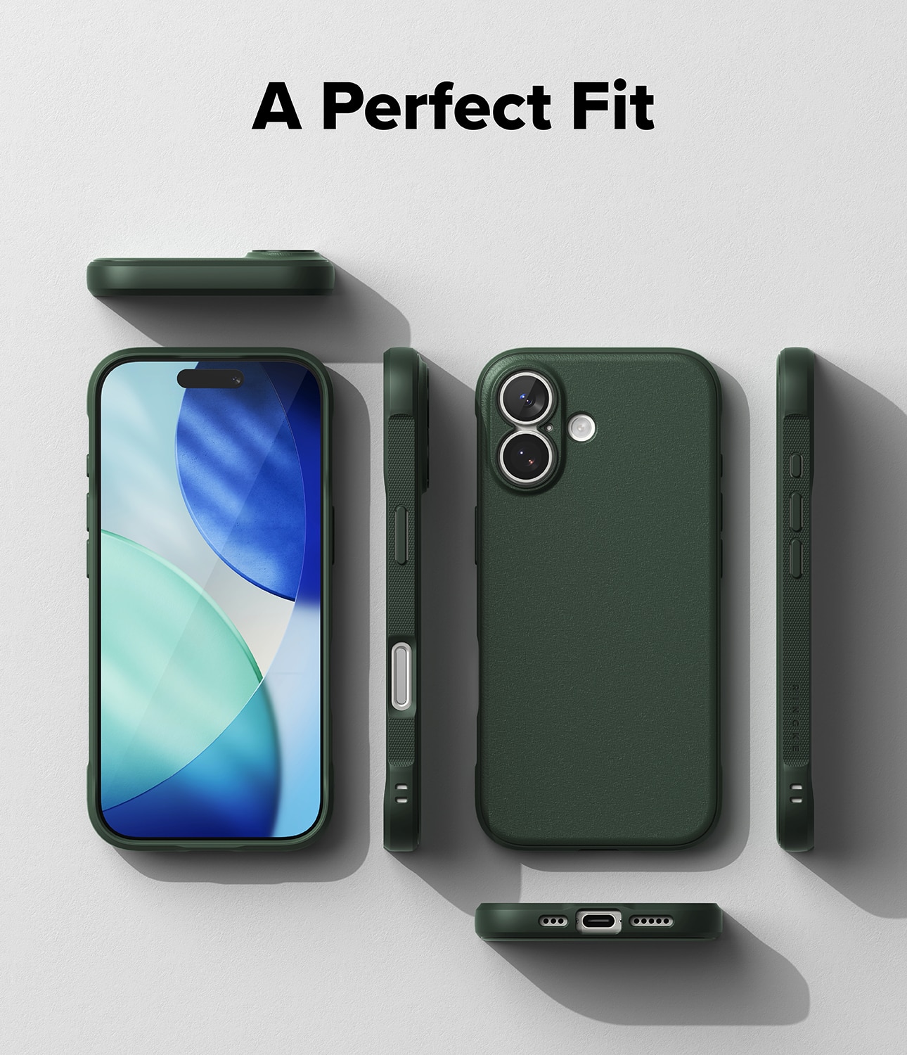 Coque Onyx iPhone 17, Dark Green