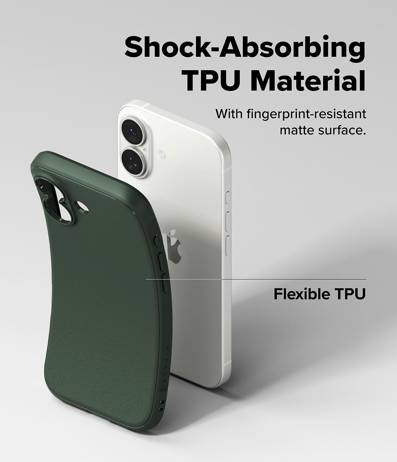 Coque Onyx iPhone 17, Dark Green