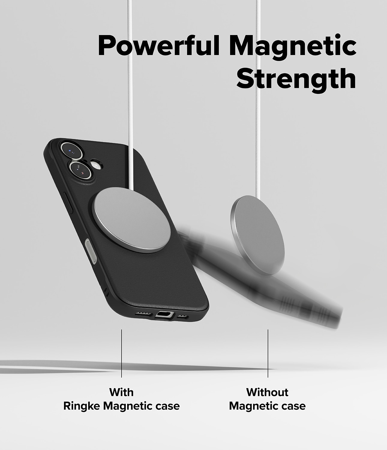 Coque Onyx Magnetic iPhone 17, Black