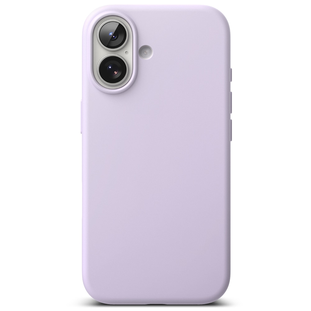 Silicone Magnetic Coque iPhone 17 Light Purple