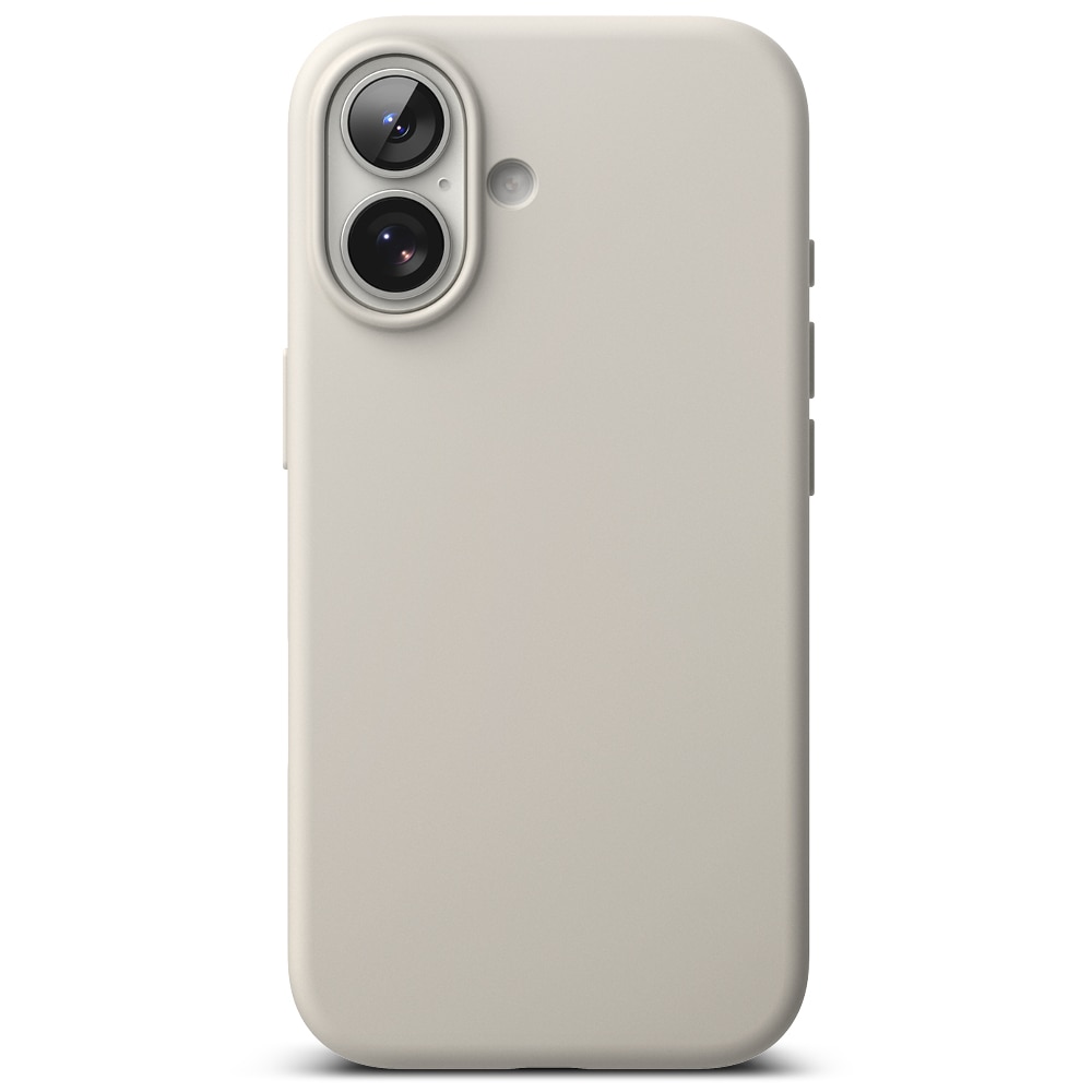 Silicone Magnetic Coque iPhone 17 Stone