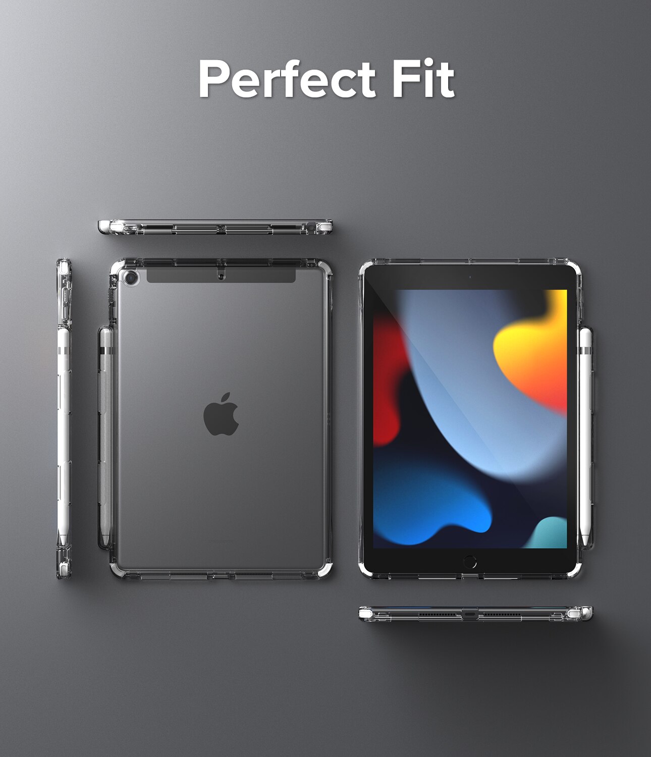 Coque Fusion Plus iPad 10.2 7th Gen (2019), White/Lime Glow