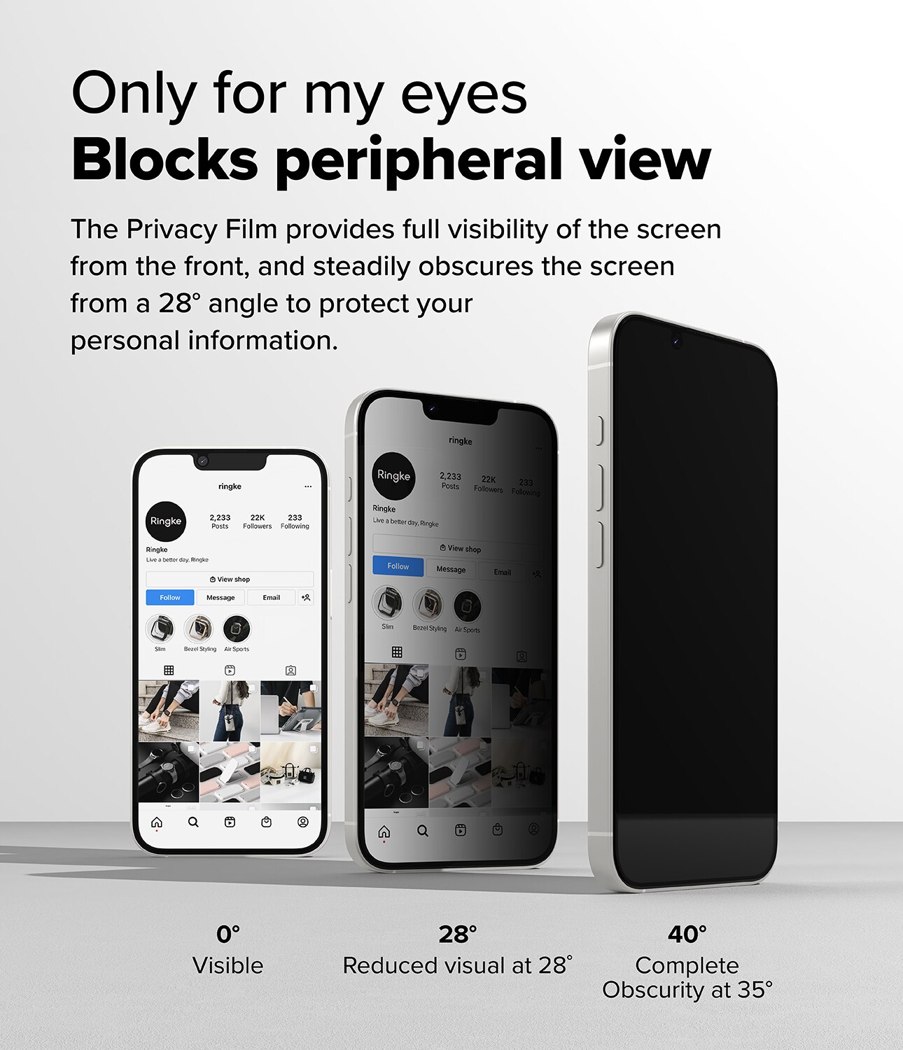 Easy Slide Privacy Glass (2 pièces) iPhone 16e