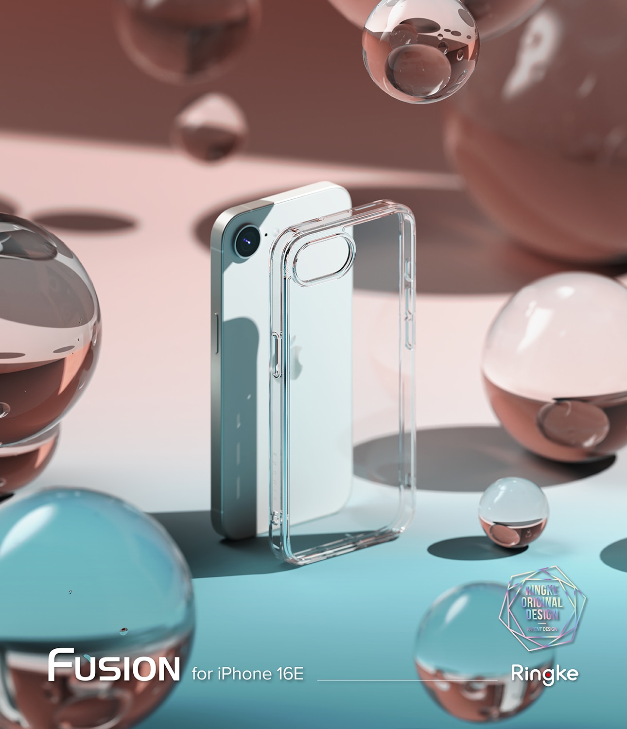 Coque Fusion iPhone 16e, Clear