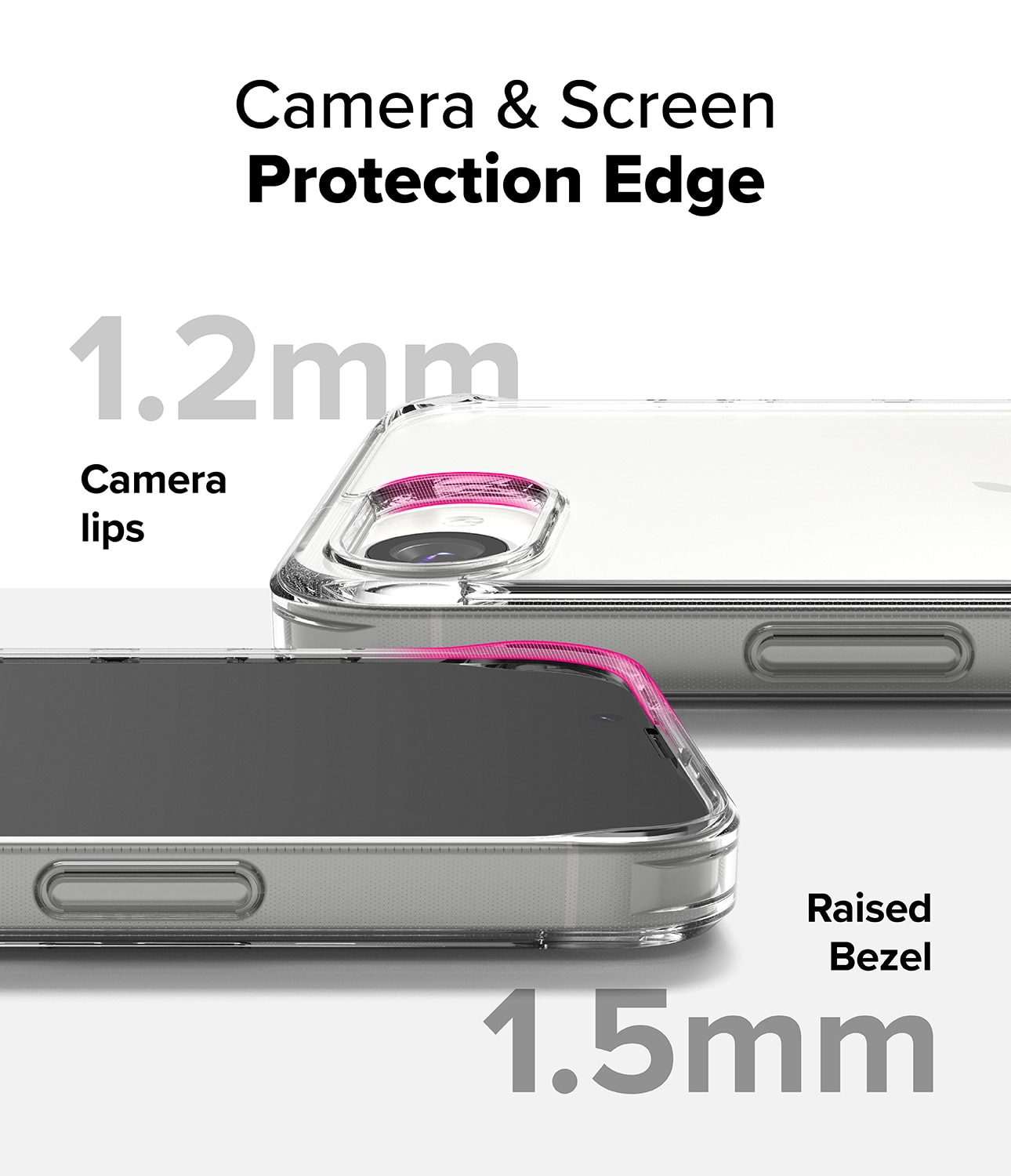 Coque Fusion iPhone 16e, Clear