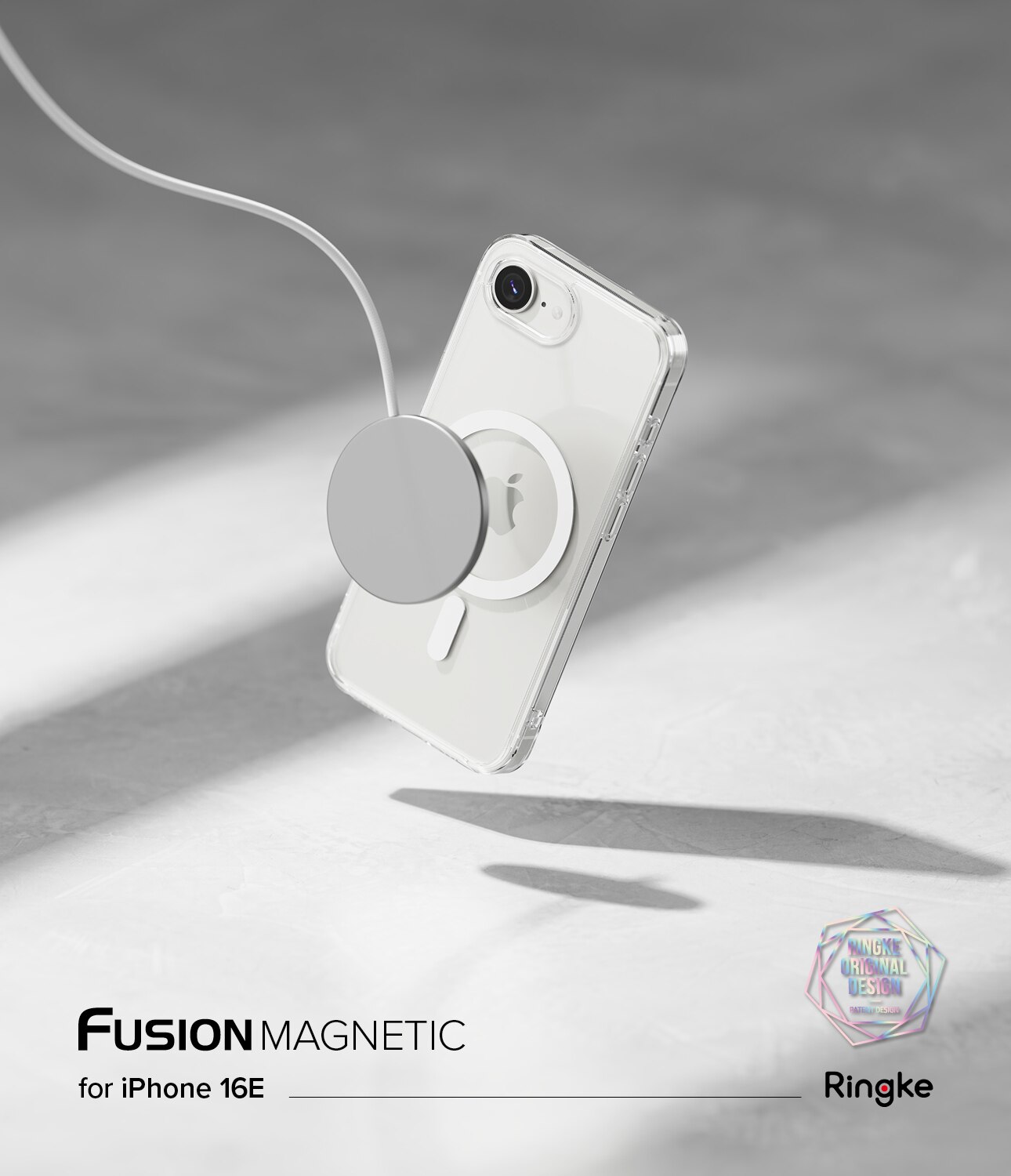 Coque Fusion Magnetic iPhone 16e Transparent